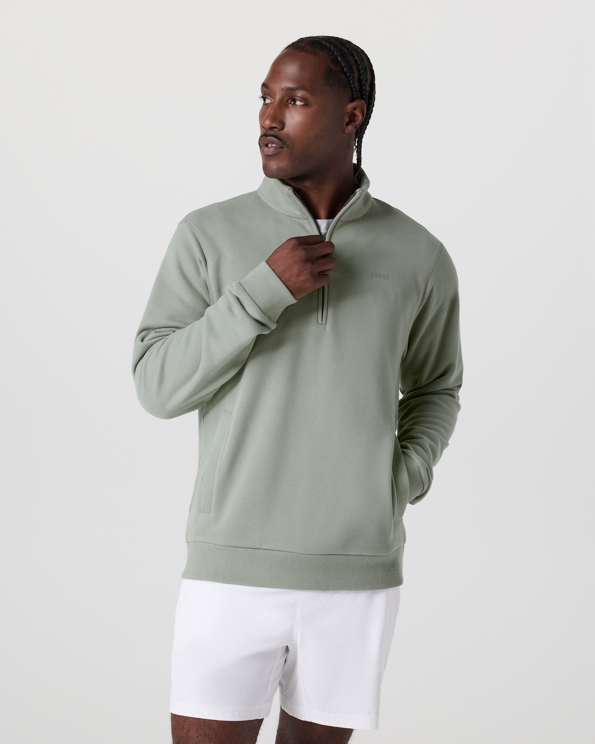 Cypress 1/4 Zip 2.0 | Agave Green