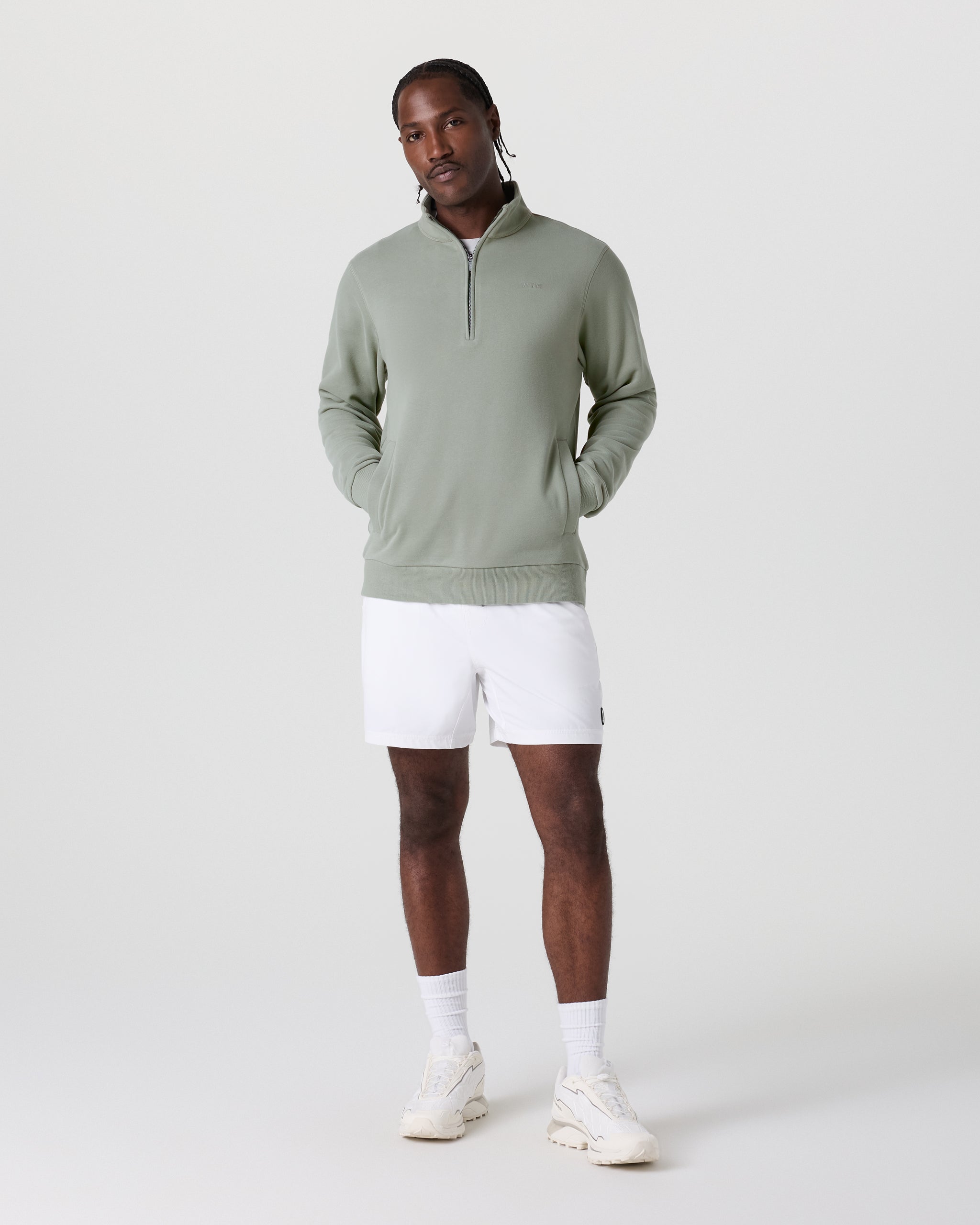 Cypress 1/4 Zip 2.0 | Agave Green