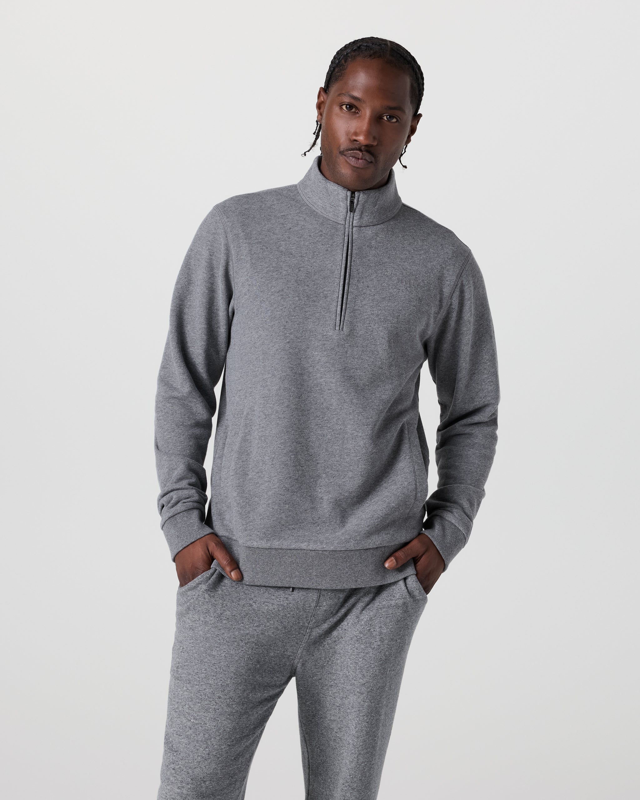 Cypress 1/4 Zip 2.0 | Heather Grey