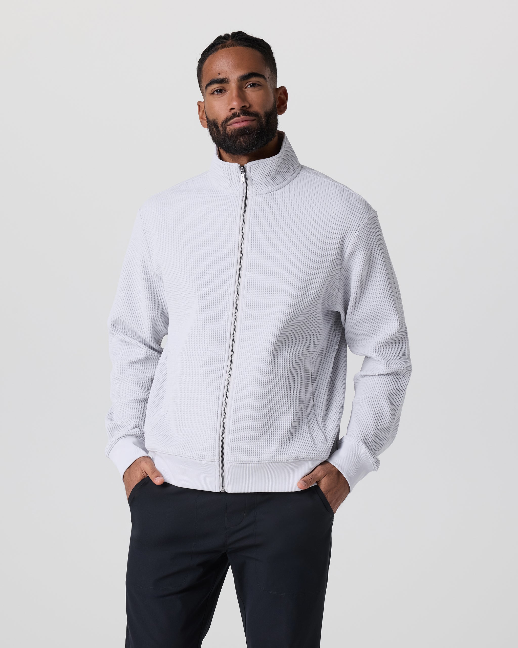 Jamestown Full Zip | Frost Grey