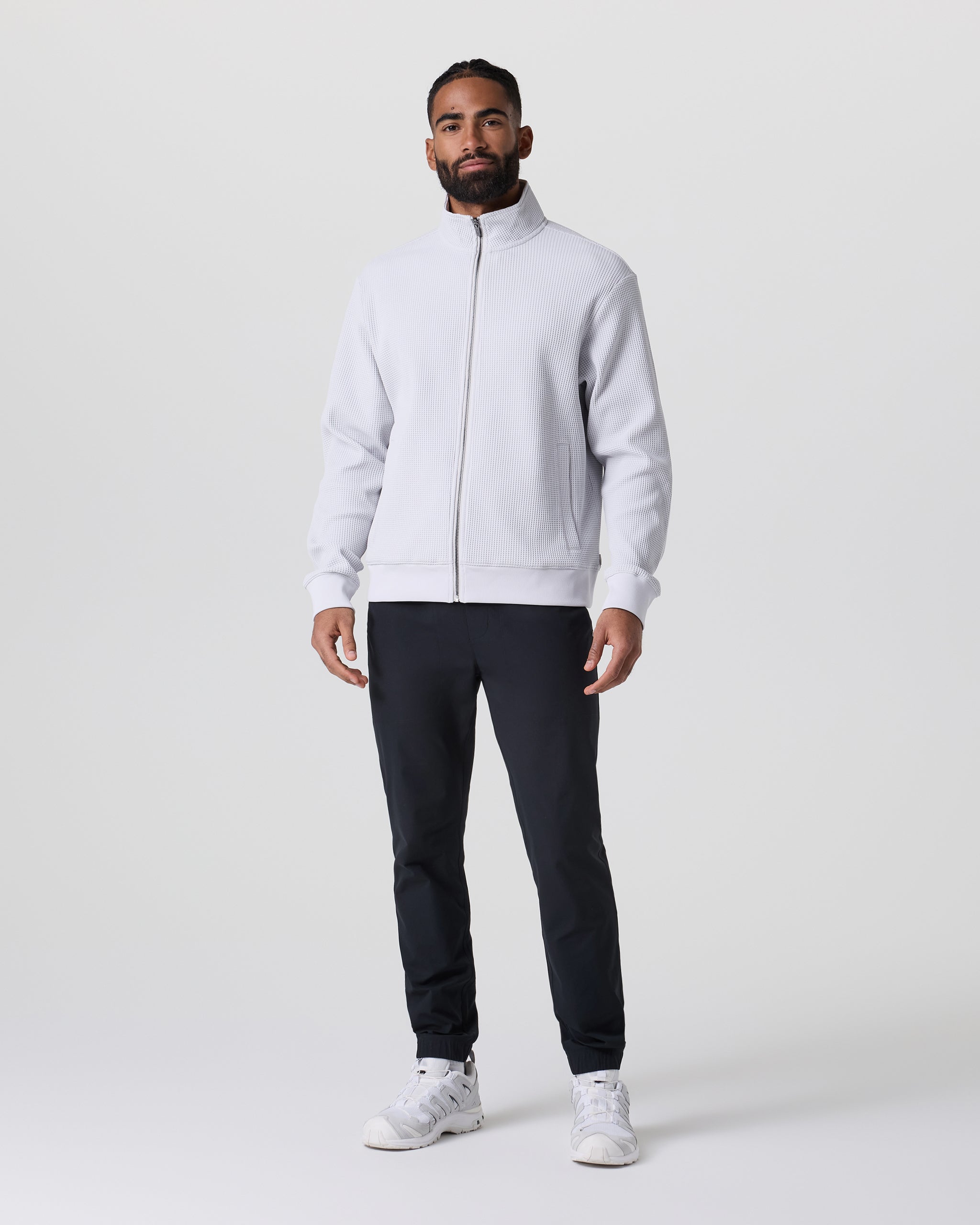 Jamestown Full Zip | Frost Grey