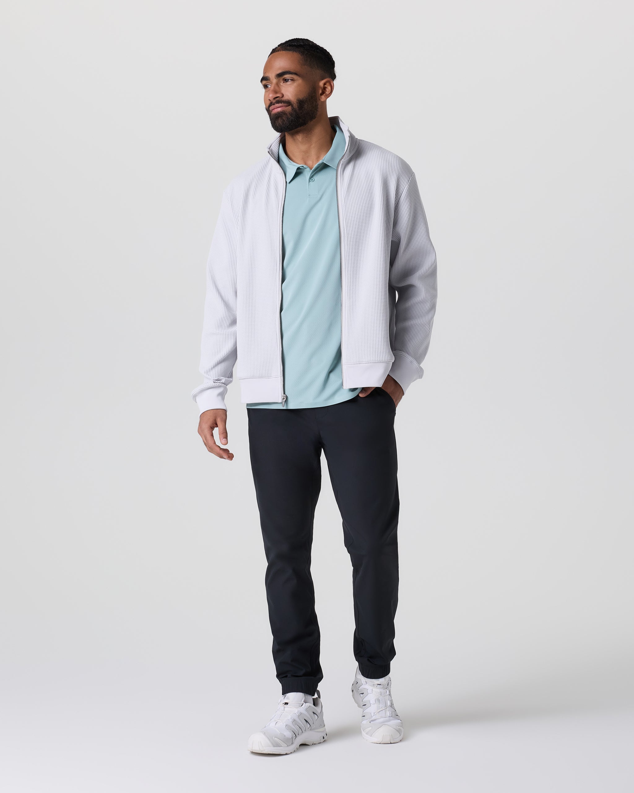 Jamestown Full Zip | Frost Grey
