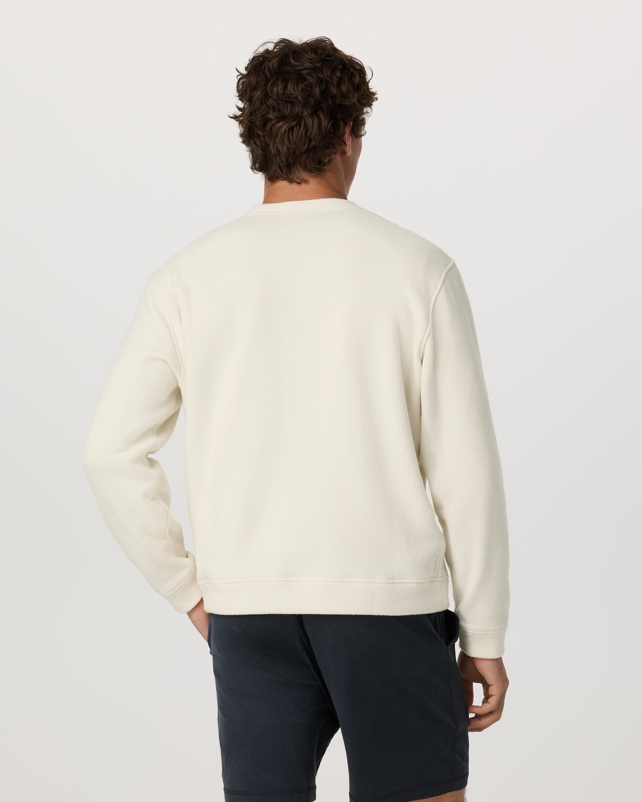Beach Fleece Crew | Bone Heather