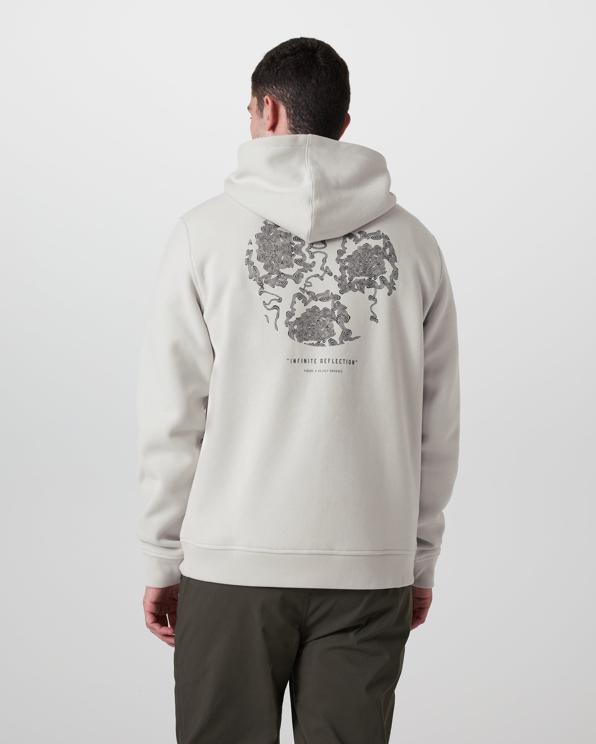 Seaside Pullover Hoodie - Vuori x Kelsey Brookes | Winter Grey