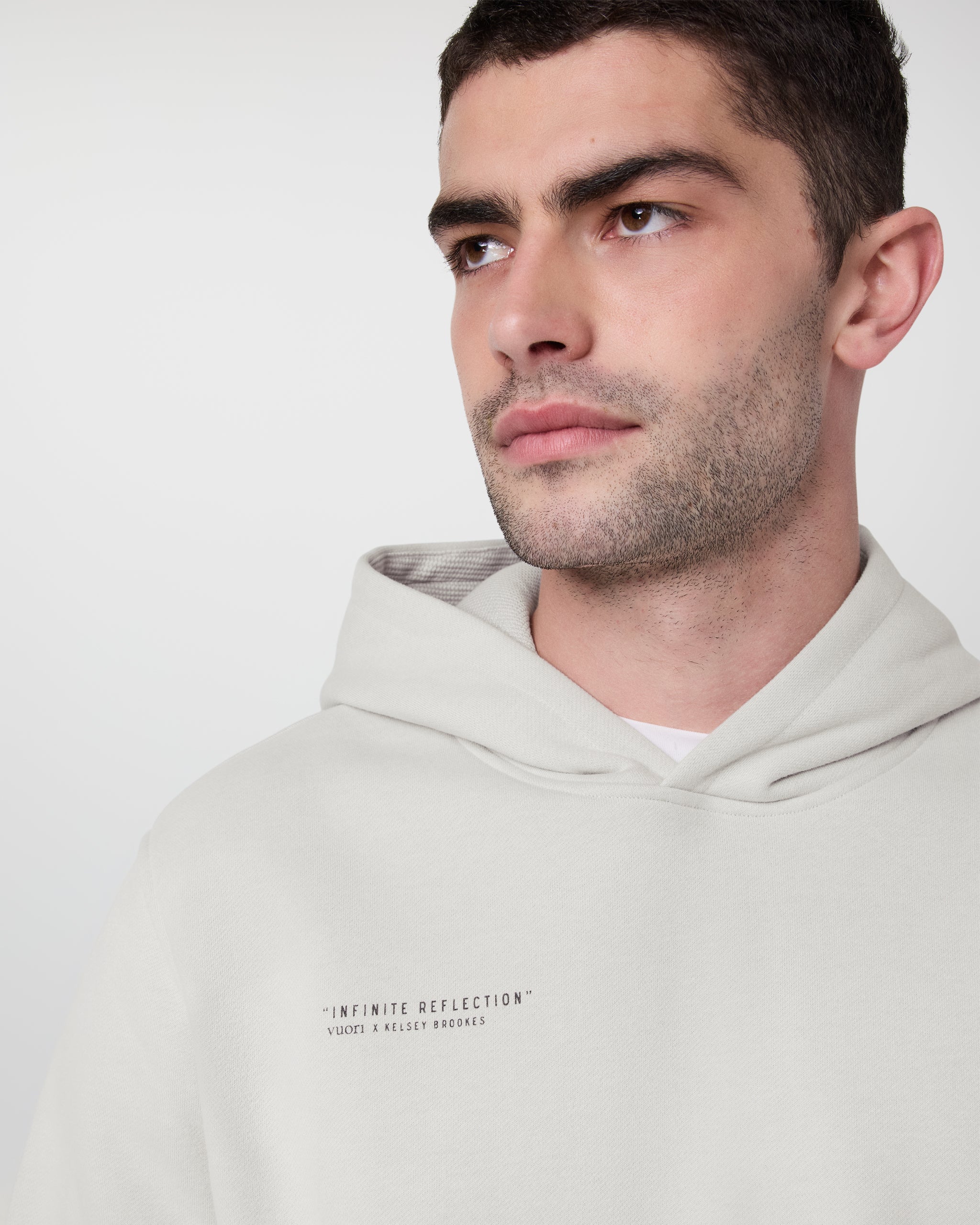 Seaside Pullover Hoodie - Vuori x Kelsey Brookes | Winter Grey