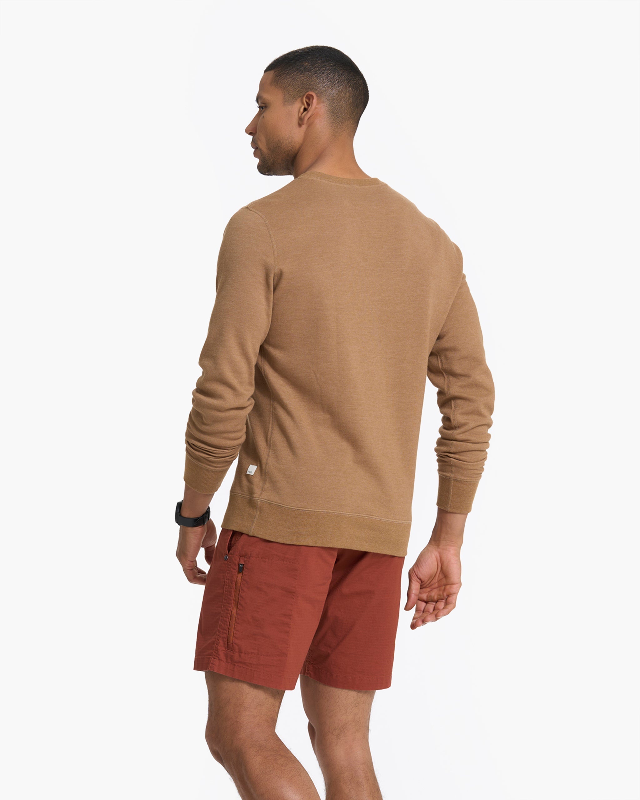 Jeffreys Pullover | Camel Heather