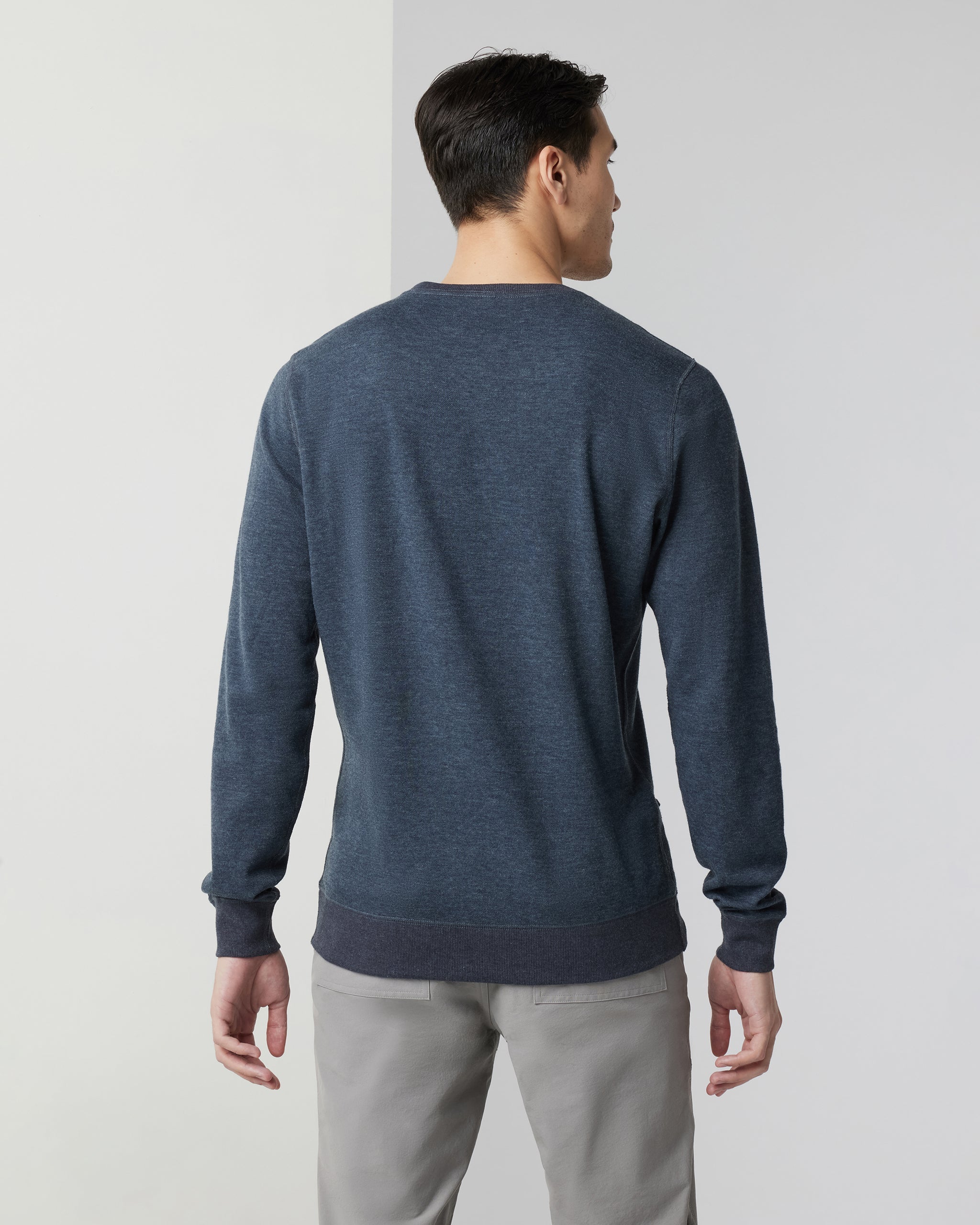 Jeffreys Pullover | Navy Heather