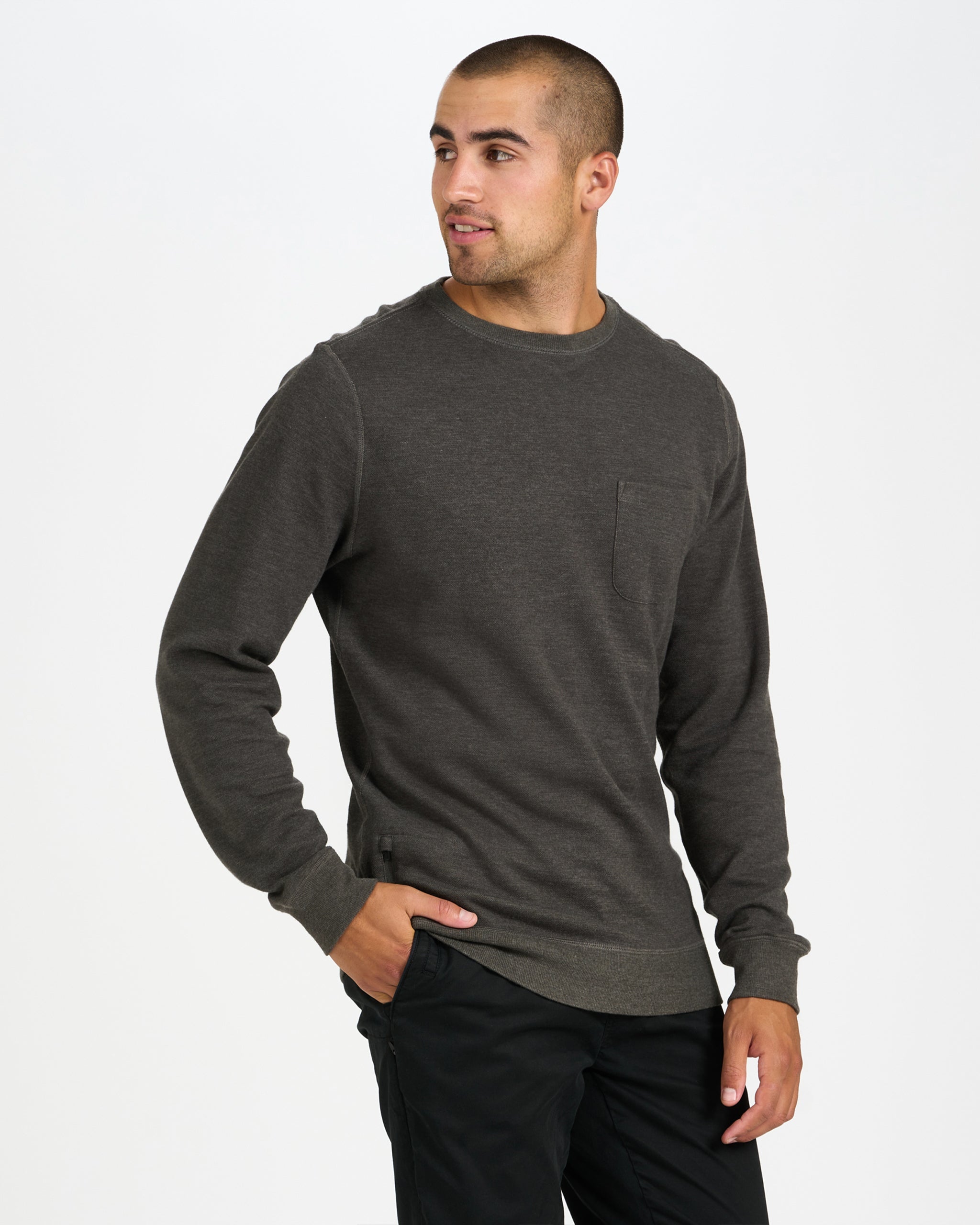 Jeffreys Pullover | Oregano Heather