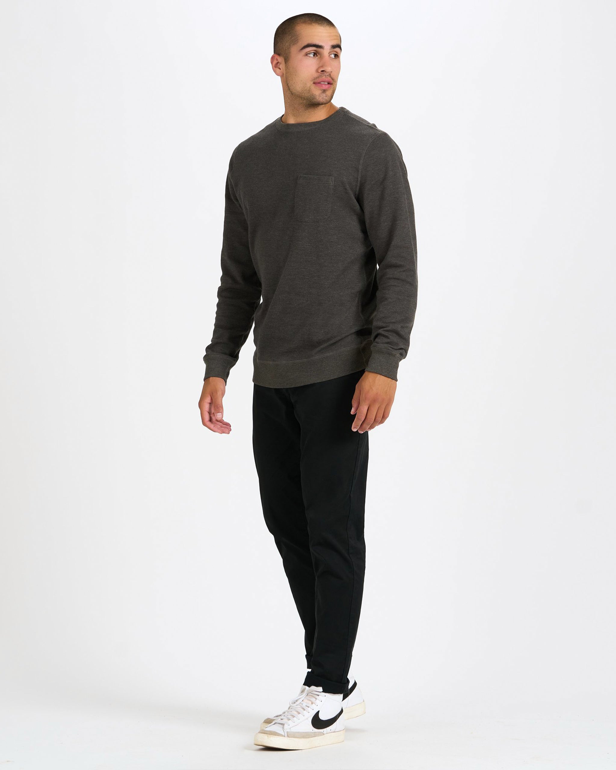 Jeffreys Pullover | Oregano Heather