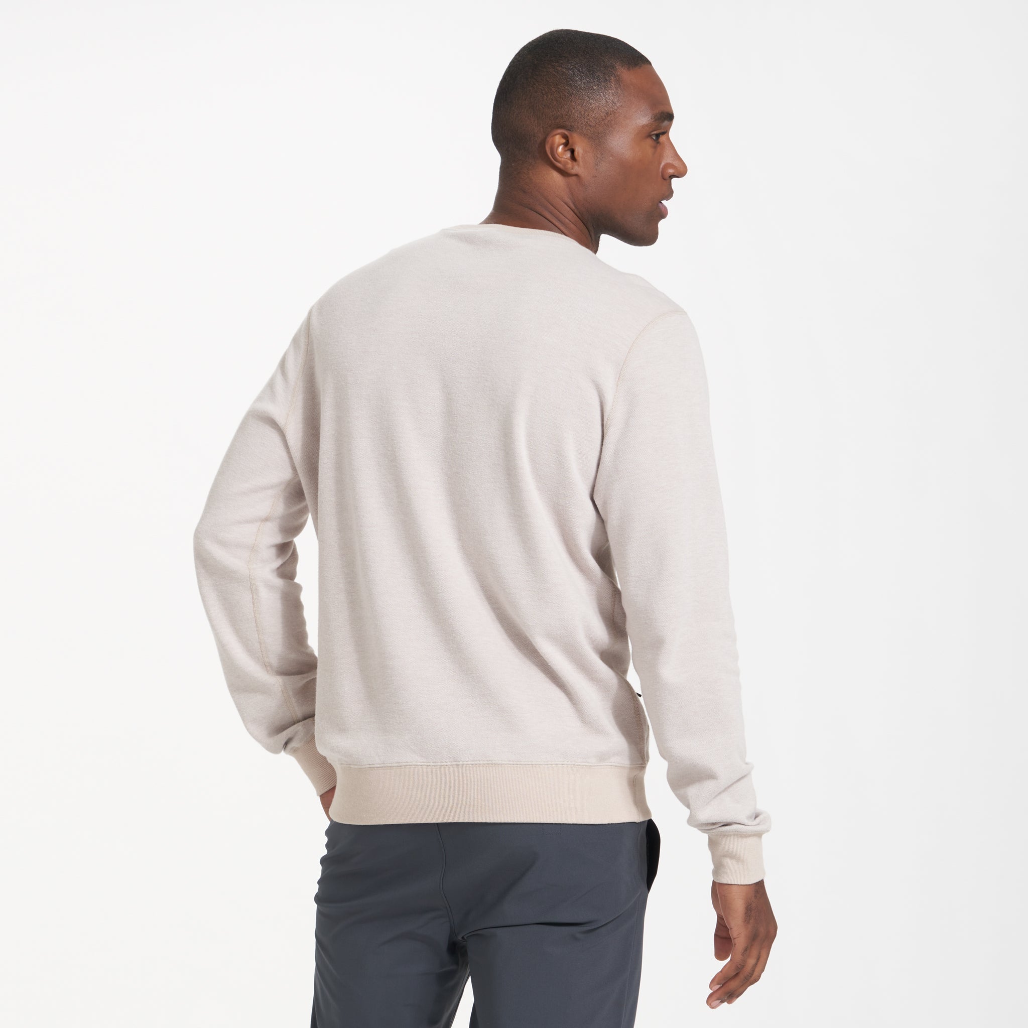 Jeffreys Pullover | Oyster Heather