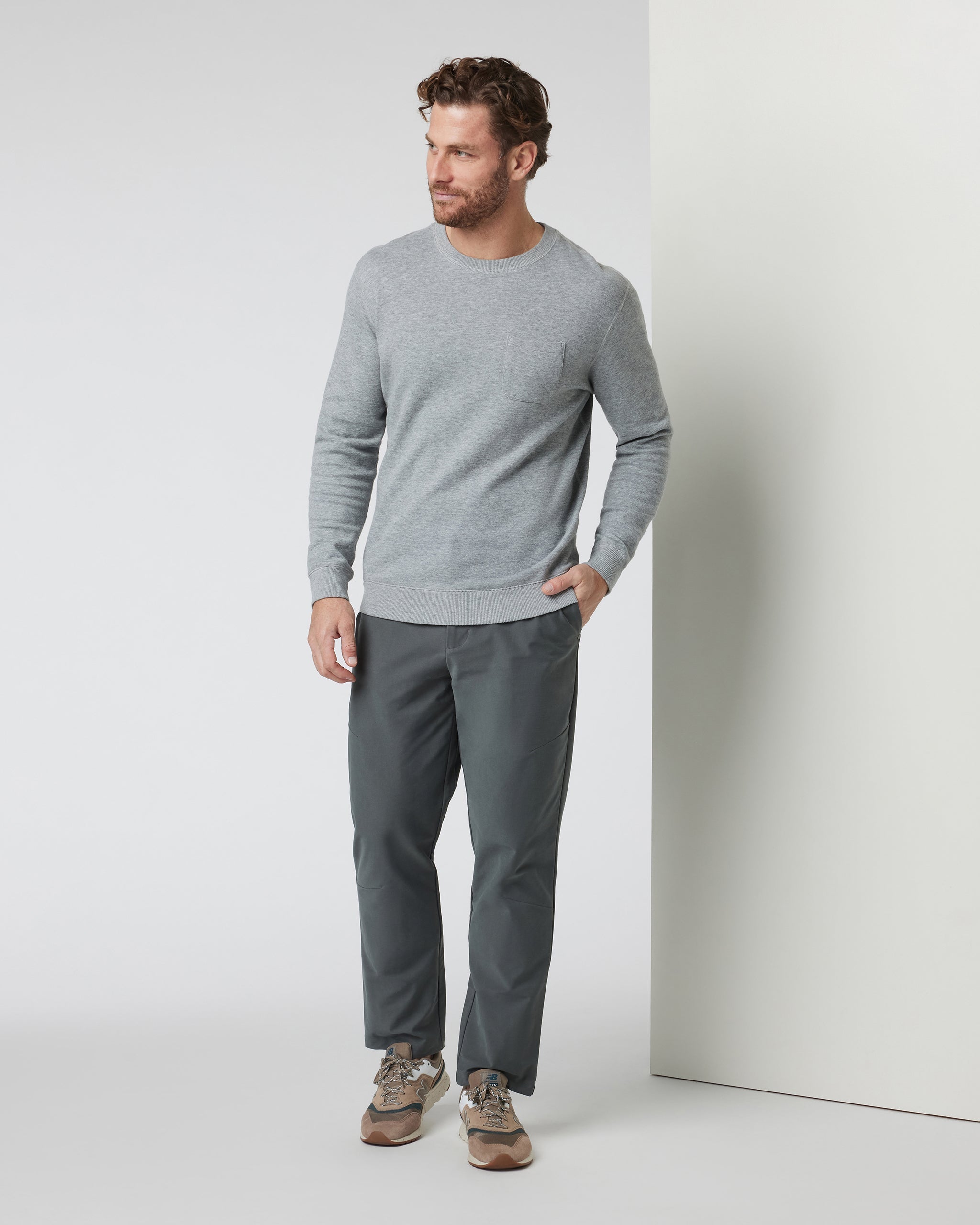 Jeffreys Pullover | Heather Grey