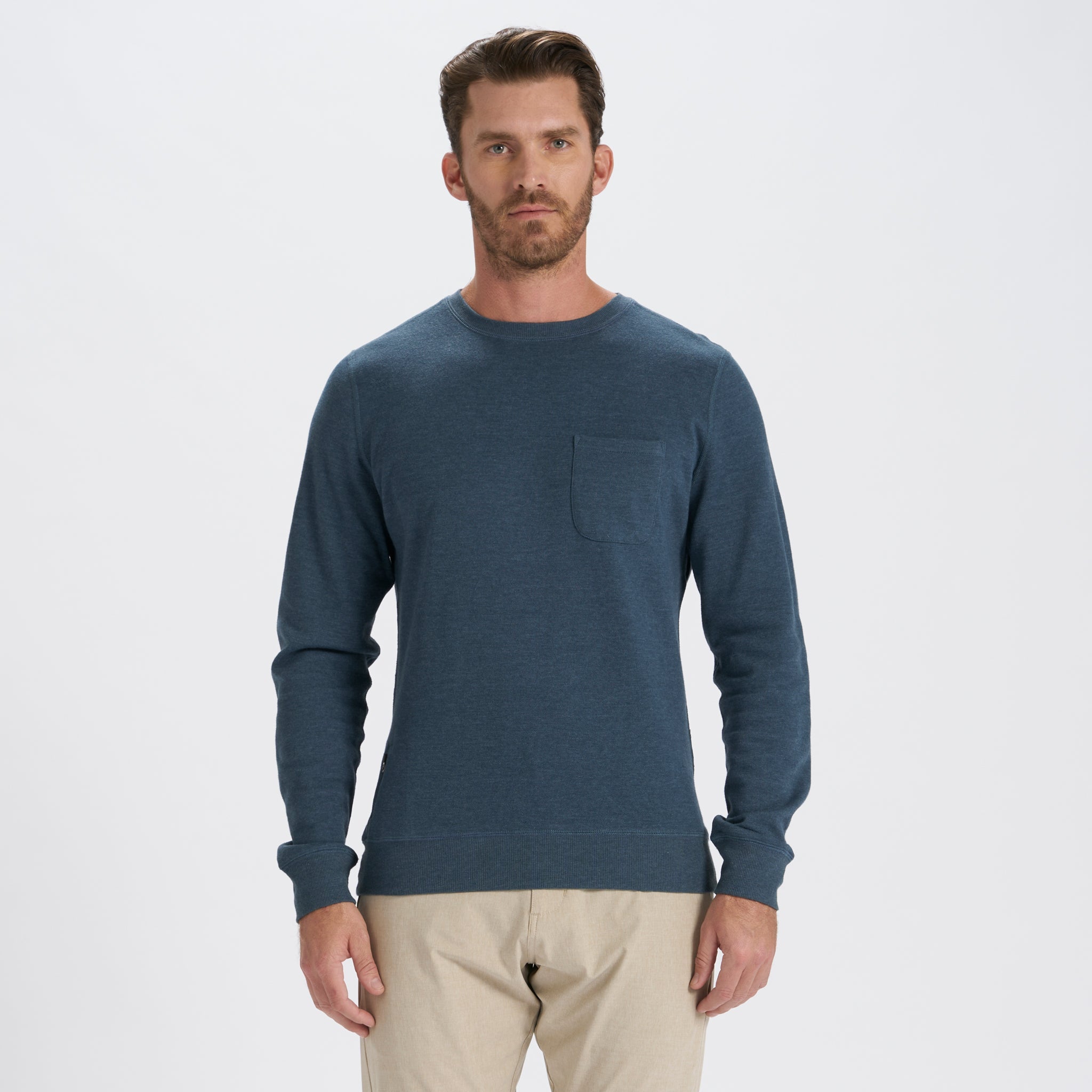 Jeffreys Pullover | Indigo Heather