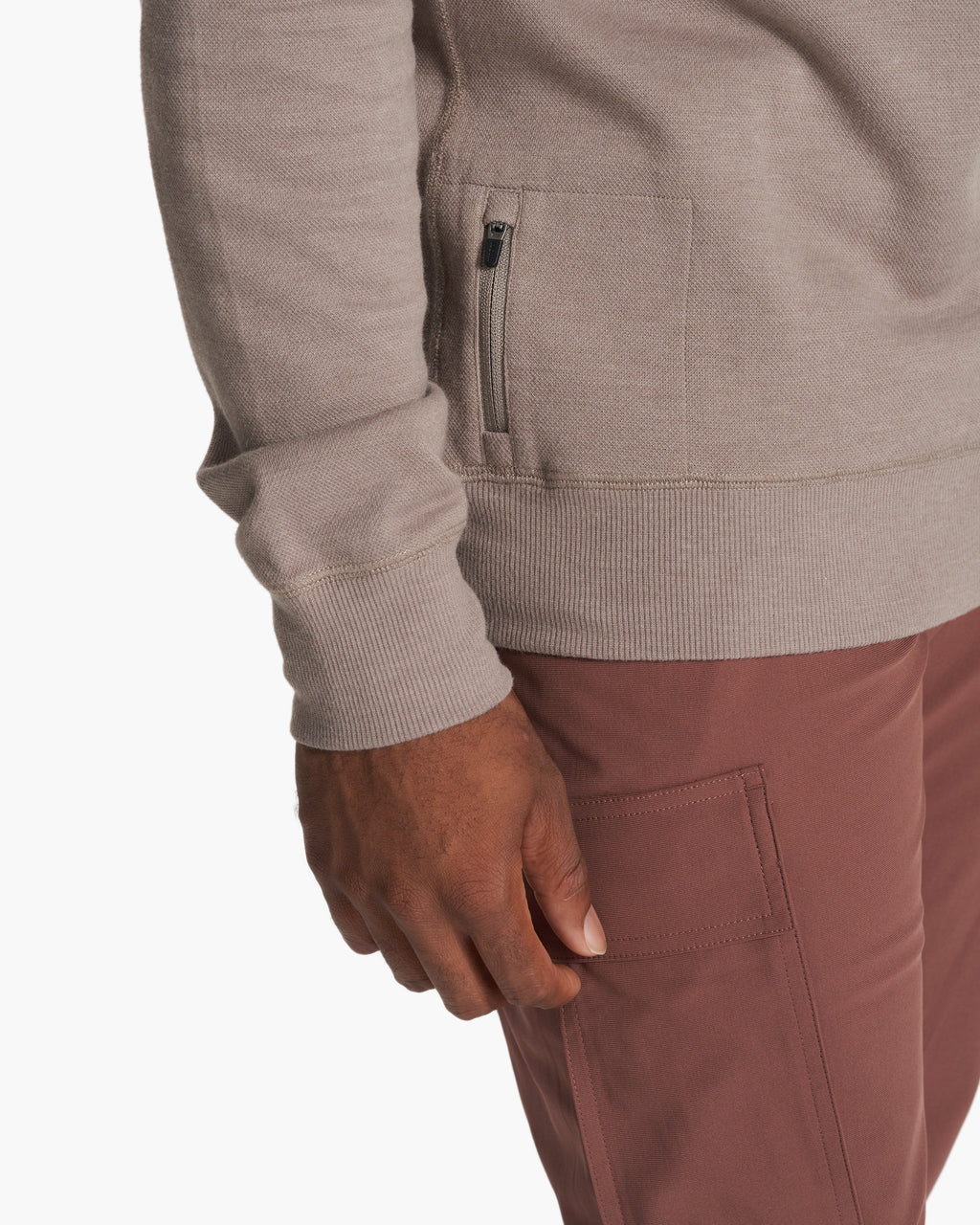 Jeffreys Pullover | Walnut Heather