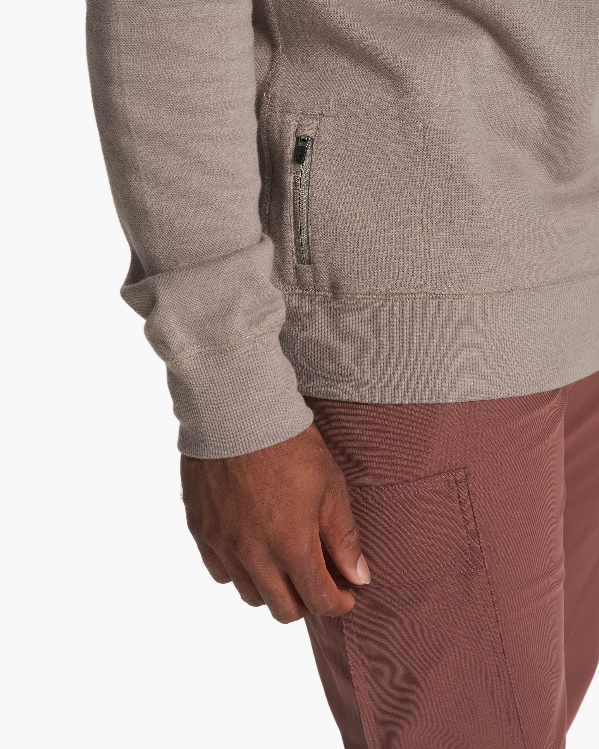 Jeffreys Pullover | Walnut Heather