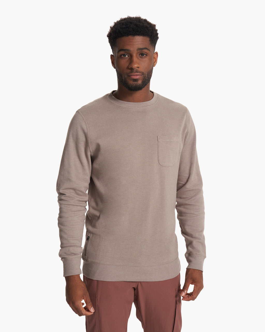 Jeffreys Pullover | Walnut Heather
