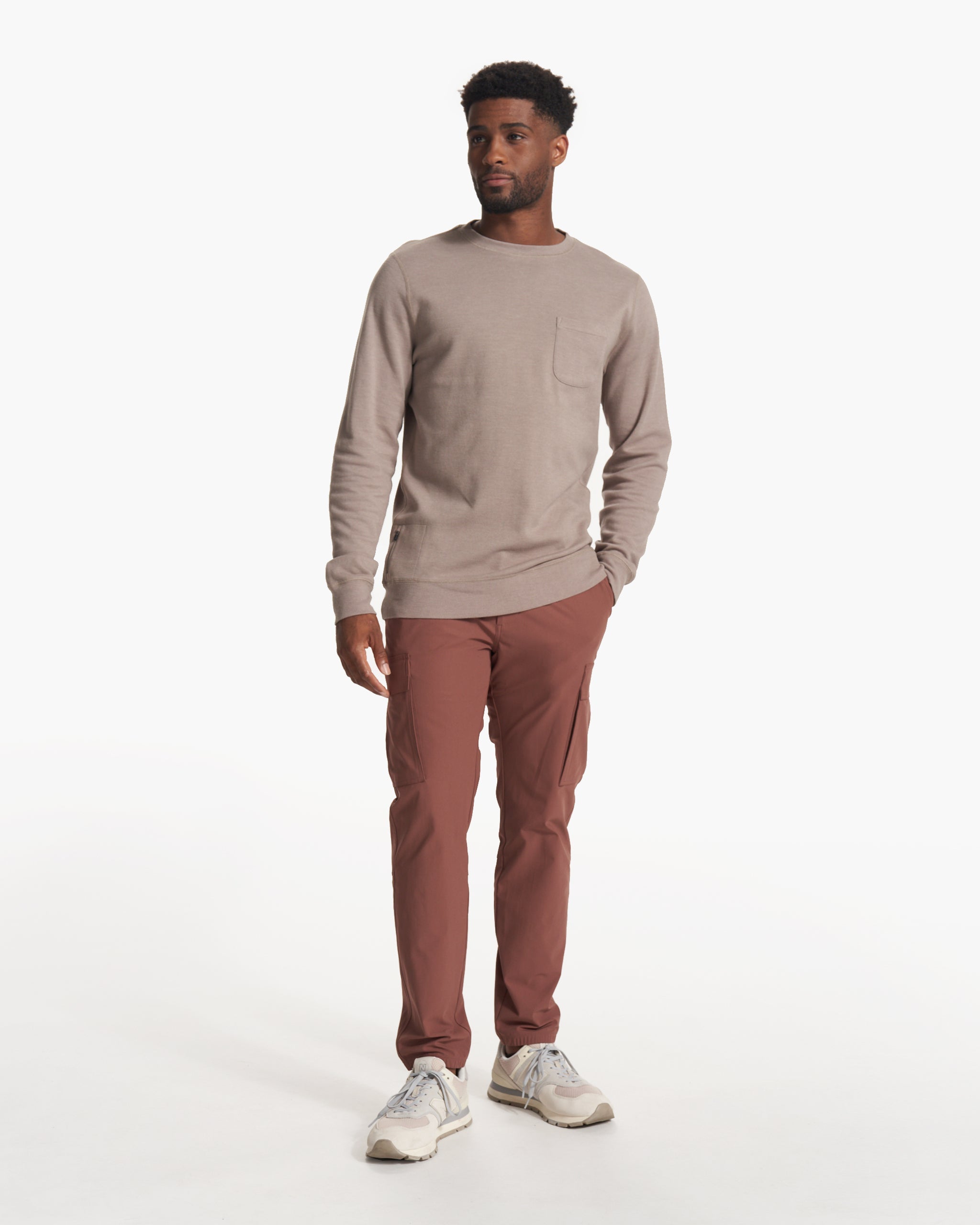Jeffreys Pullover | Walnut Heather