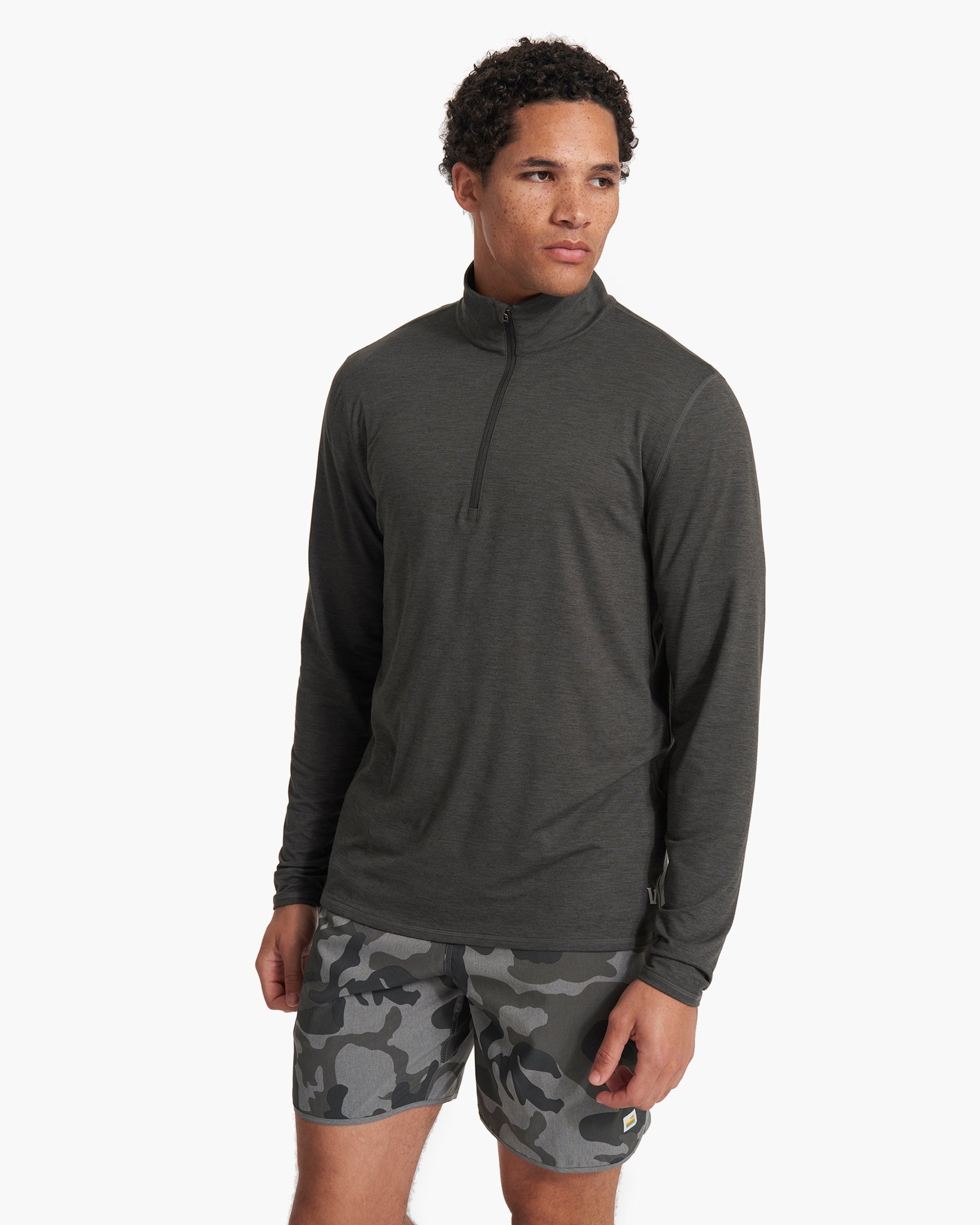 Ease Performance Half Zip | Charcoal Heather