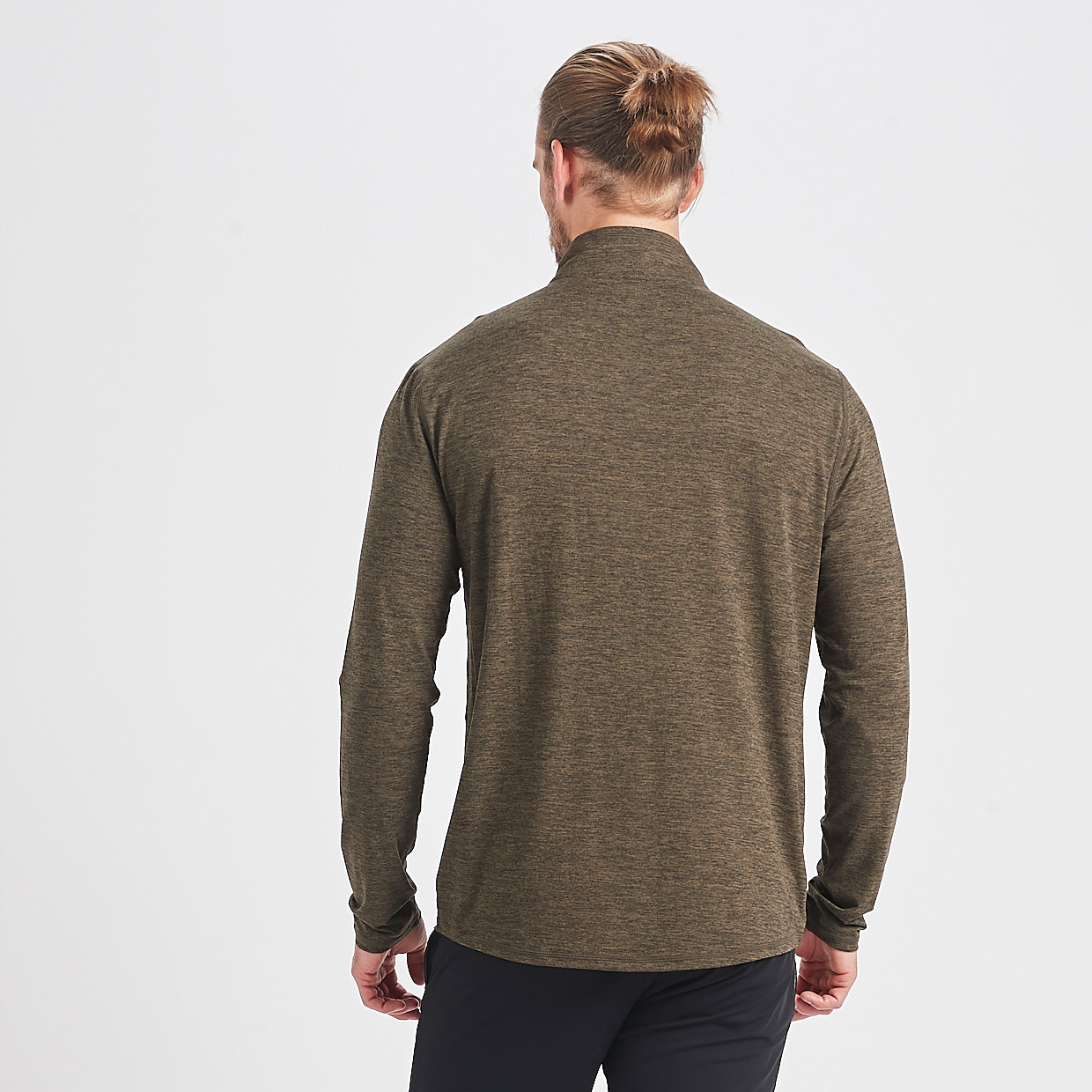 Ease Performance Half Zip | Evergreen Heather