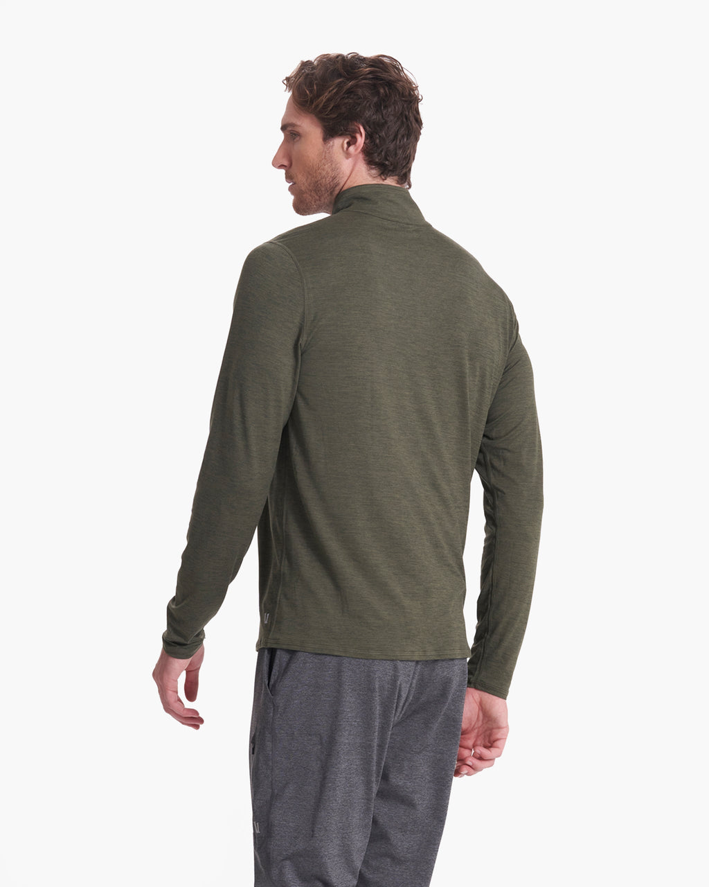 Ease Performance Half Zip | Forest Heather