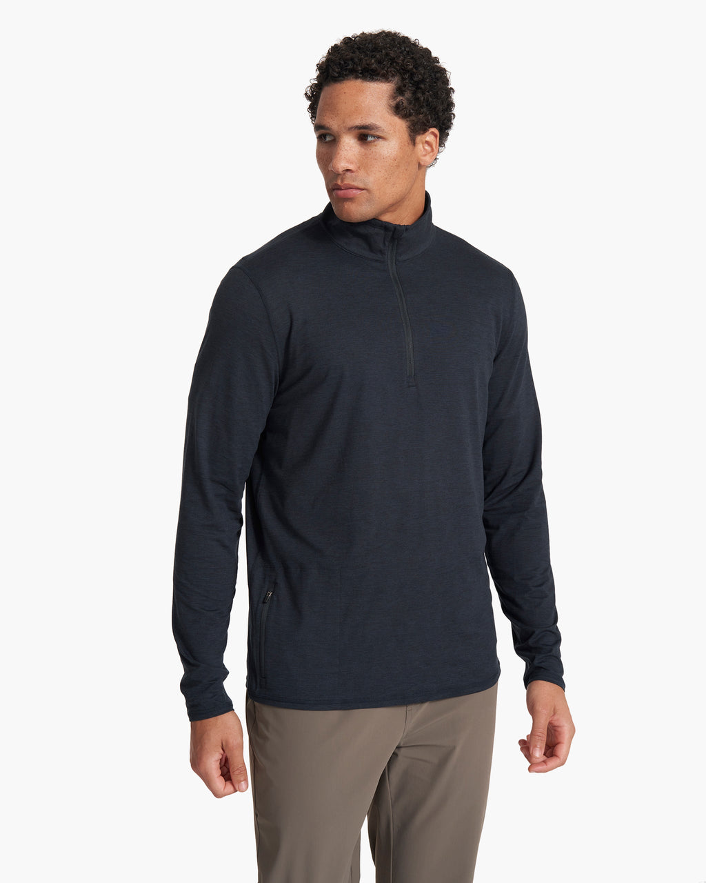 Ease Performance Half Zip | Ink Heather