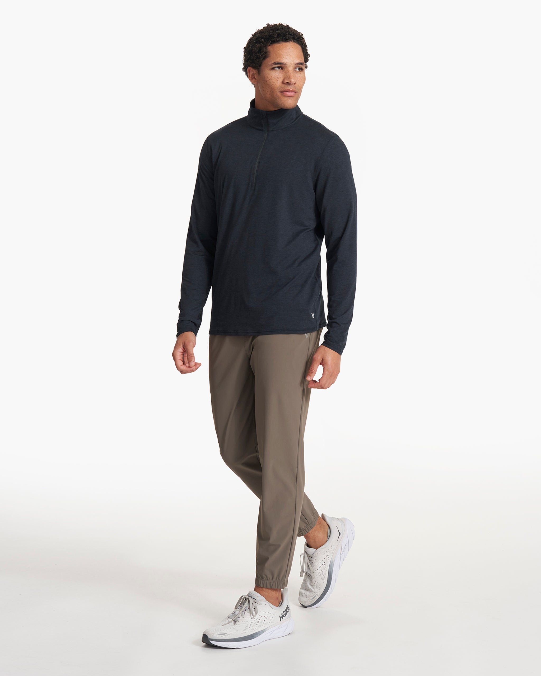 Ease Performance Half Zip | Ink Heather