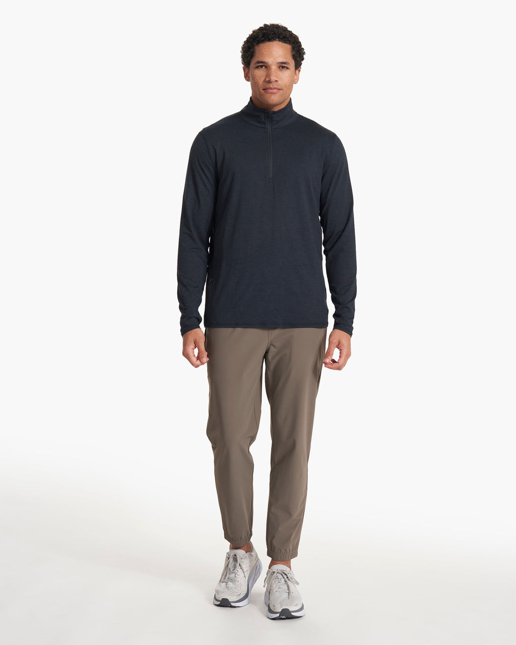Ease Performance Half Zip | Ink Heather