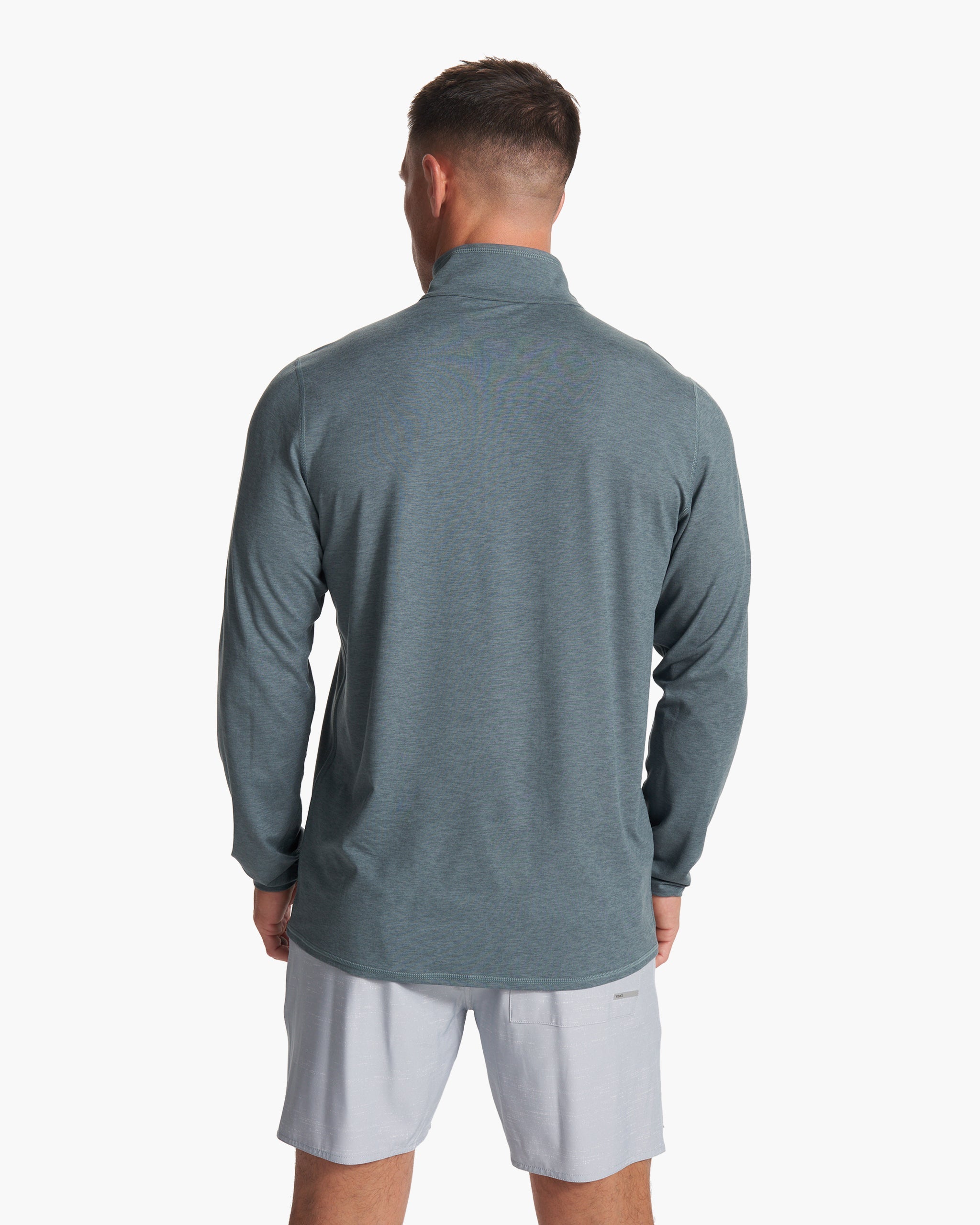 Ease Performance Half Zip | Lake Heather