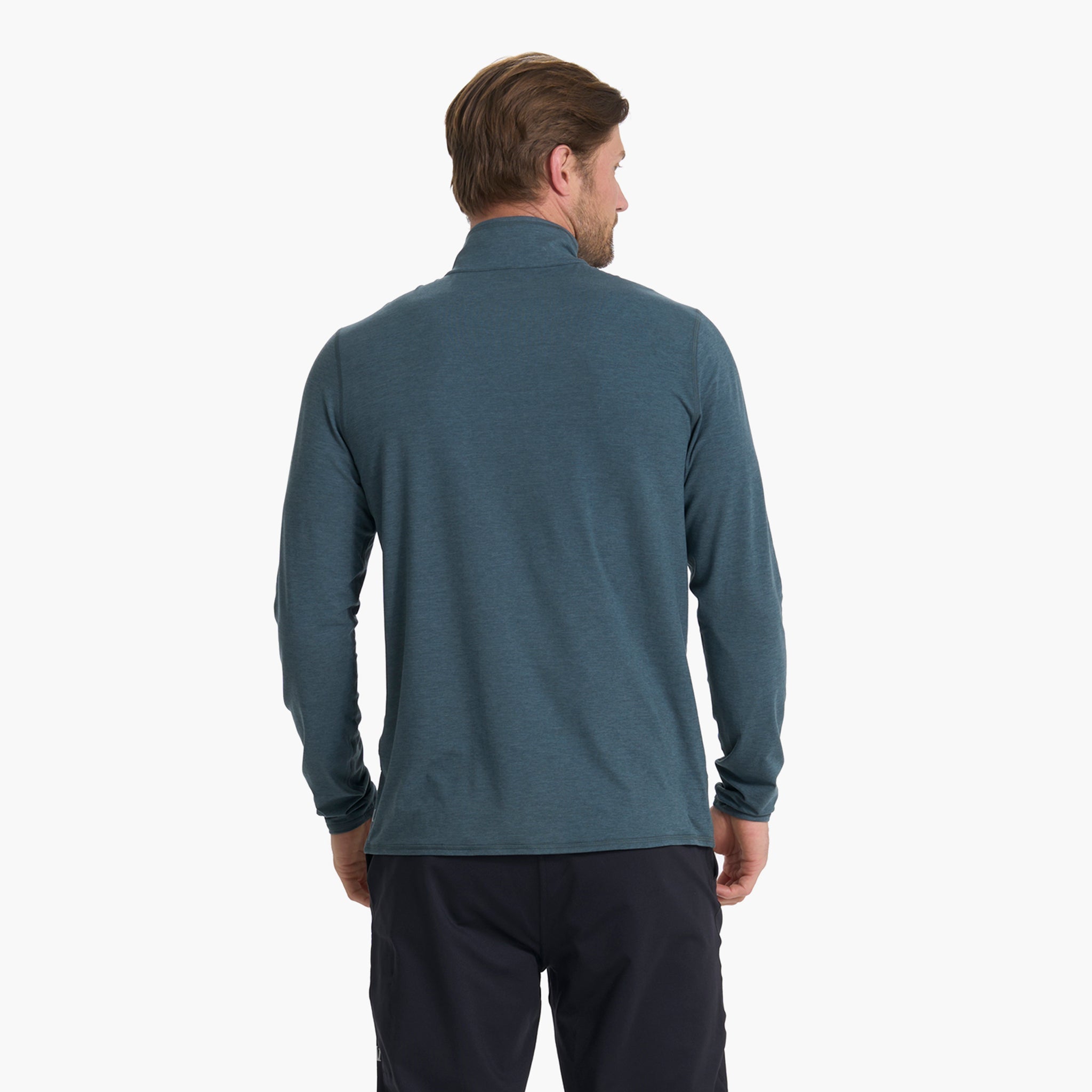 Ease Performance Half Zip | Stone Heather