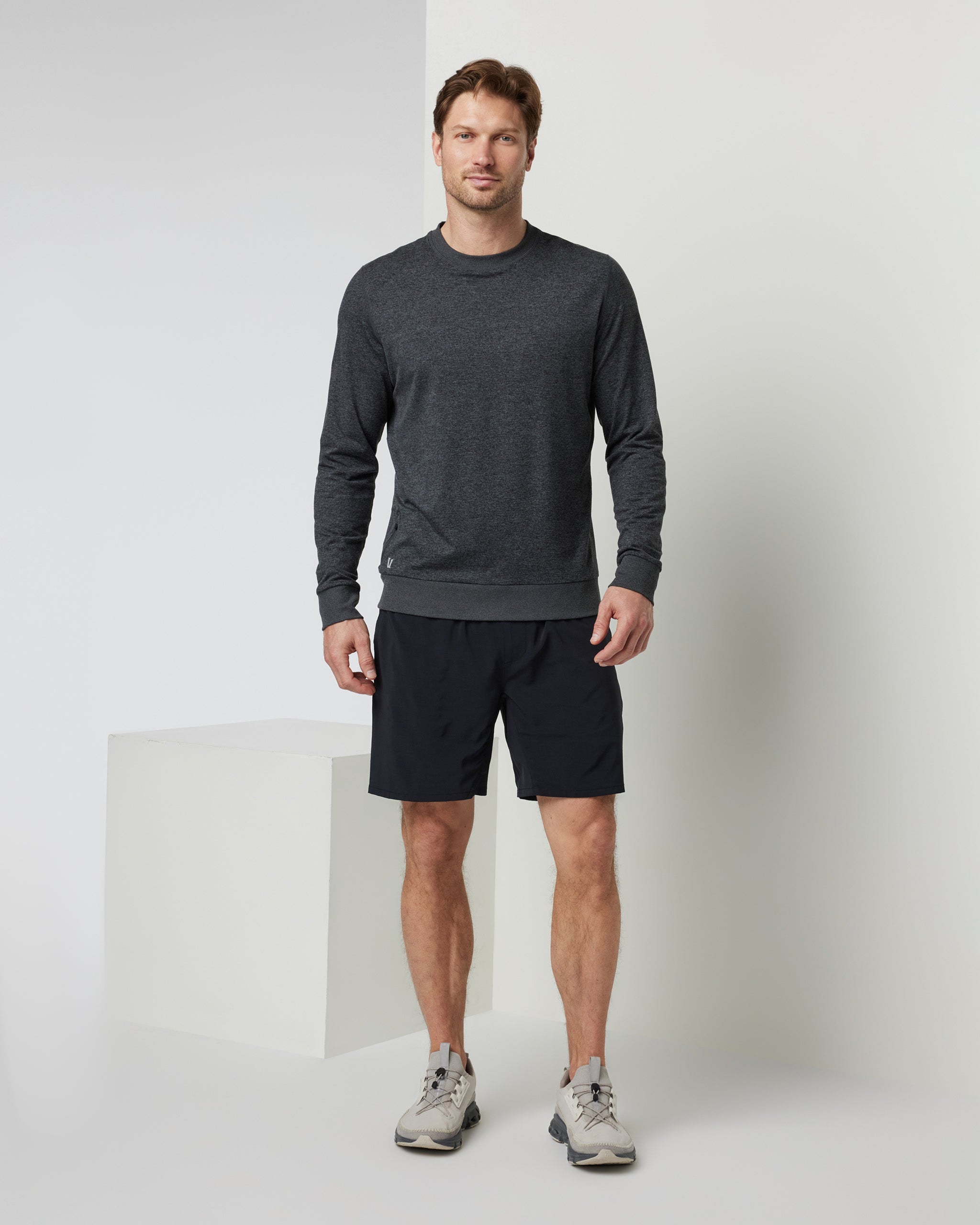 Ponto Performance Crew | Charcoal Heather