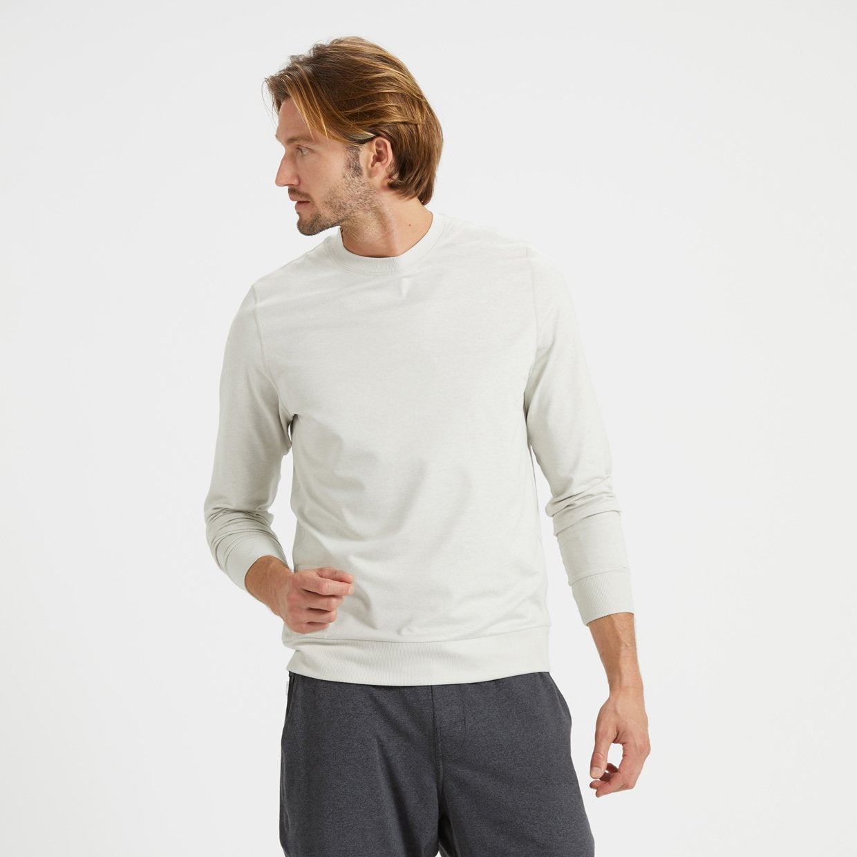 Ponto Performance Crew | Dove Grey Heather