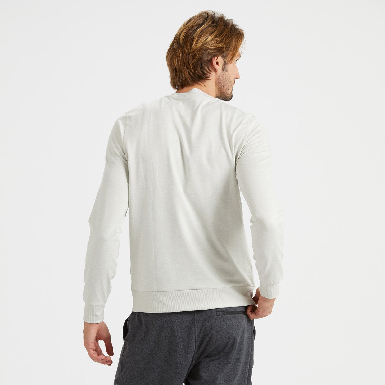 Ponto Performance Crew | Dove Grey Heather