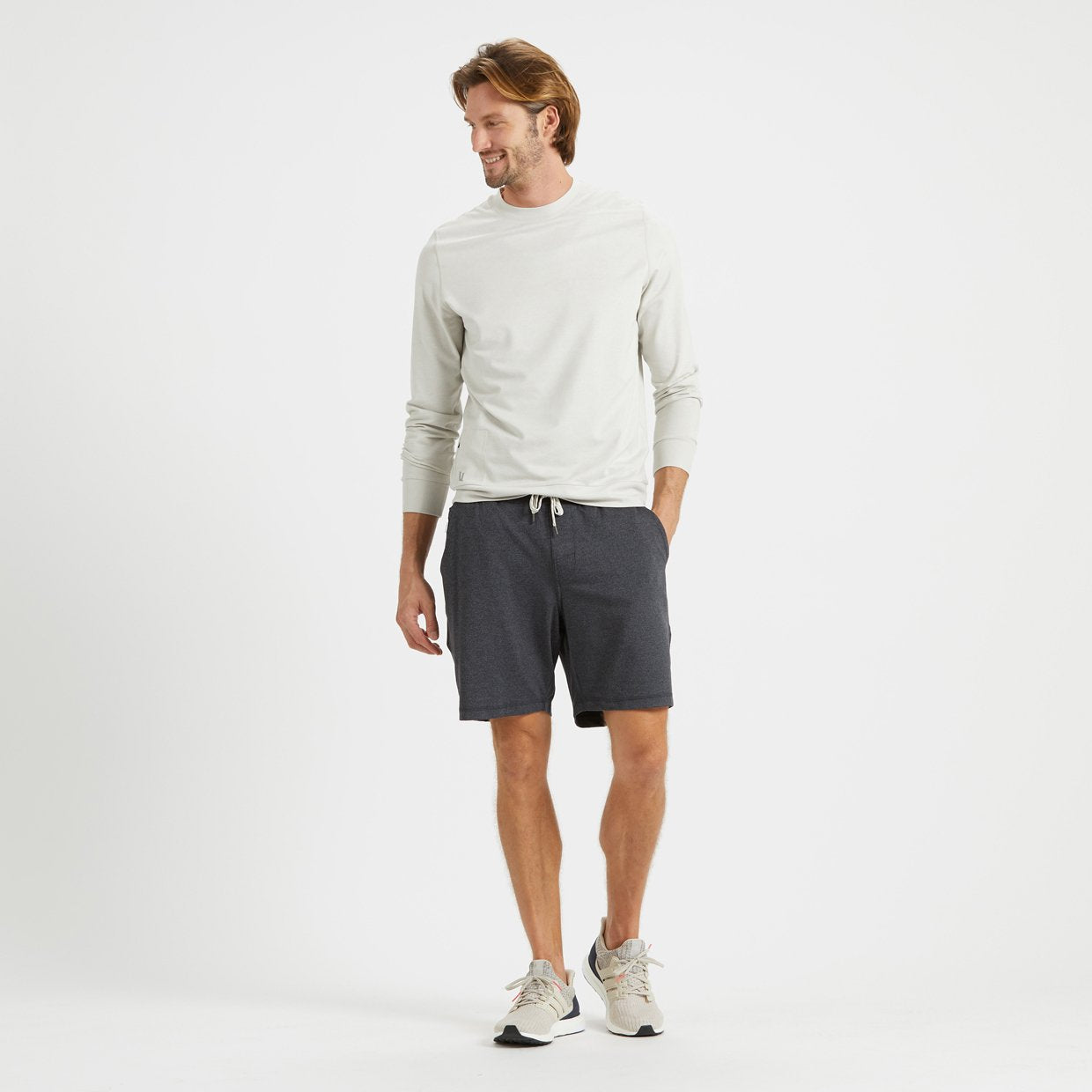 Ponto Performance Crew | Dove Grey Heather