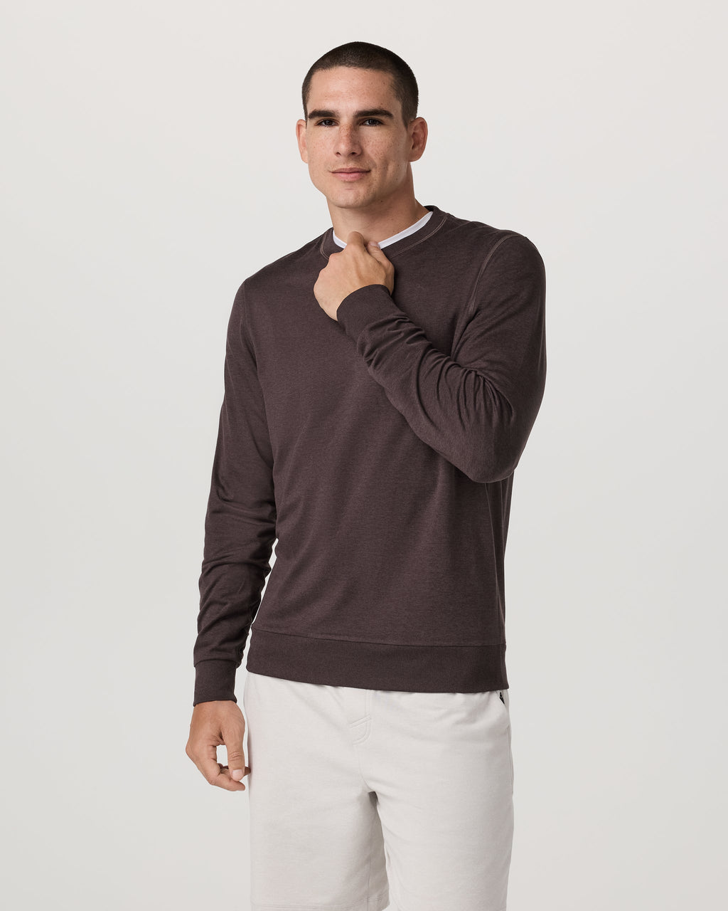 Ponto Performance Crew | Sangria Heather