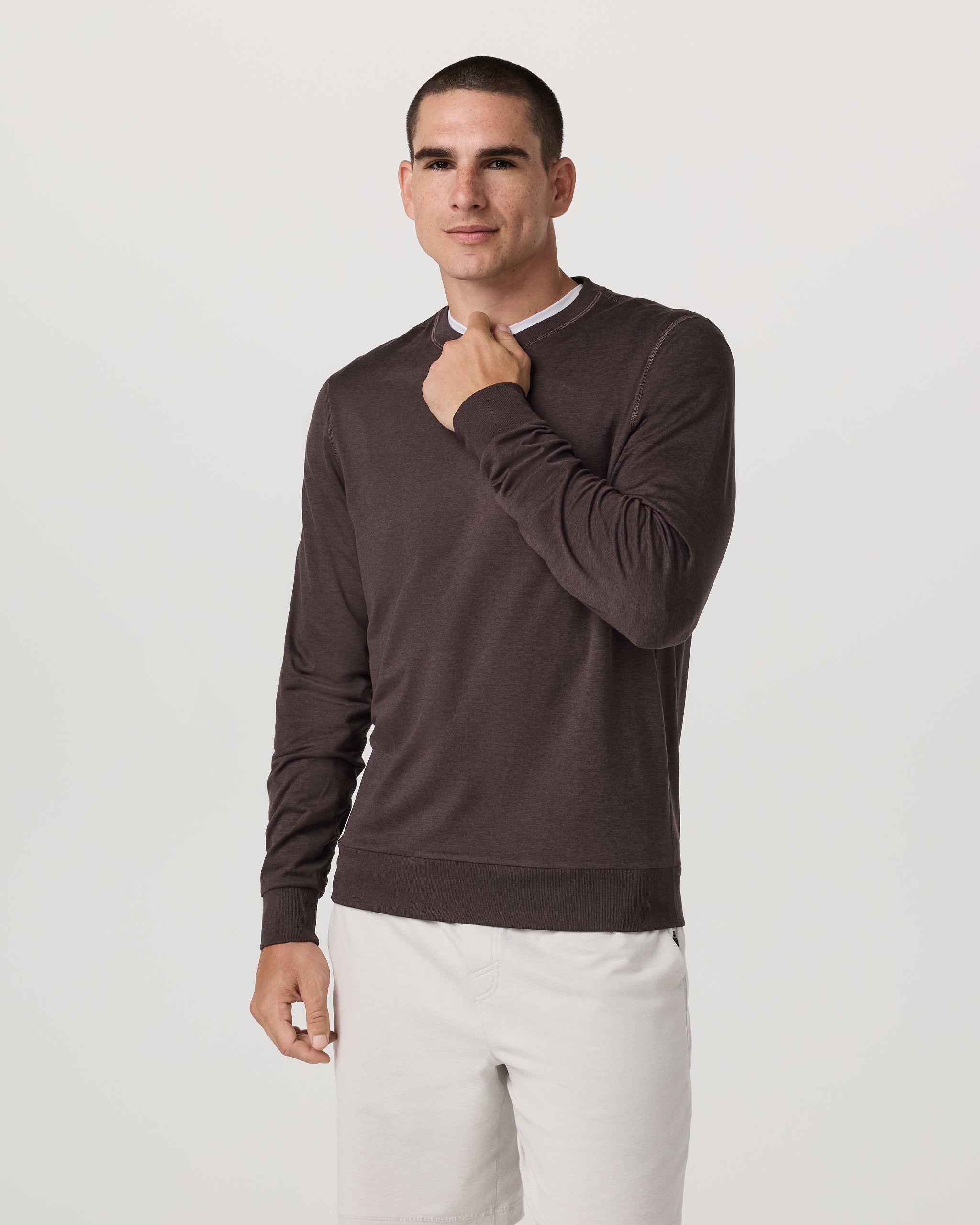 Ponto Performance Crew | Sangria Heather