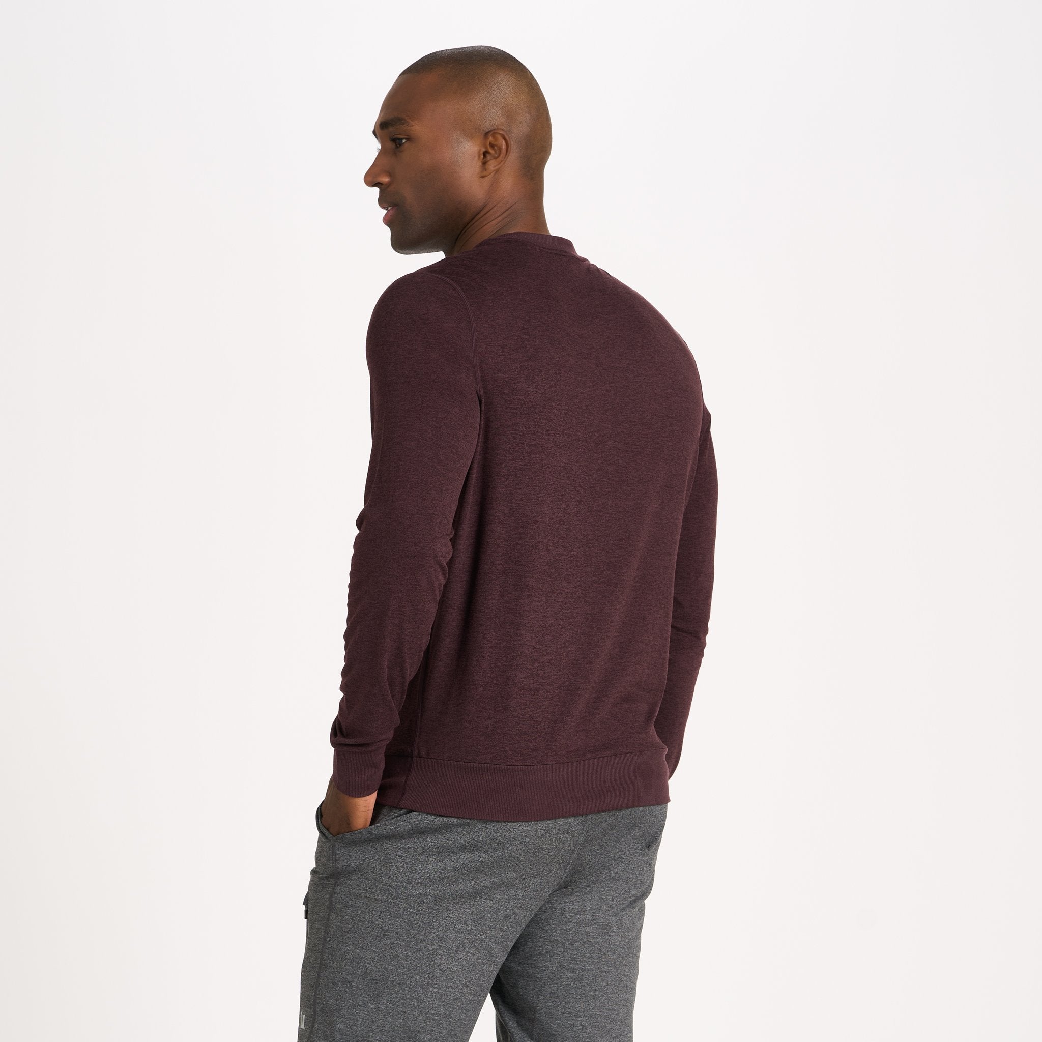 Ponto Performance Crew | Oxblood Heather