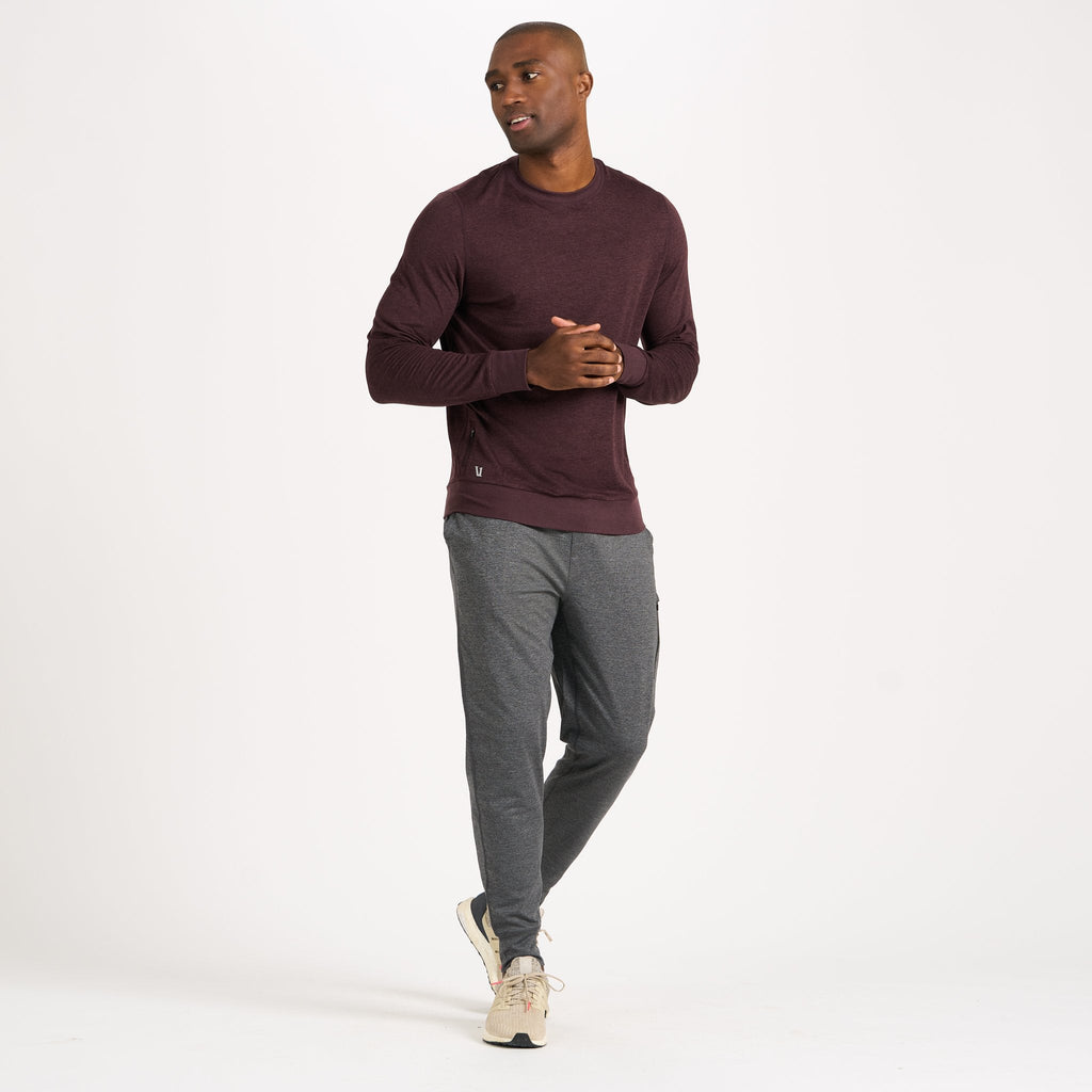 Ponto Performance Crew | Oxblood Heather