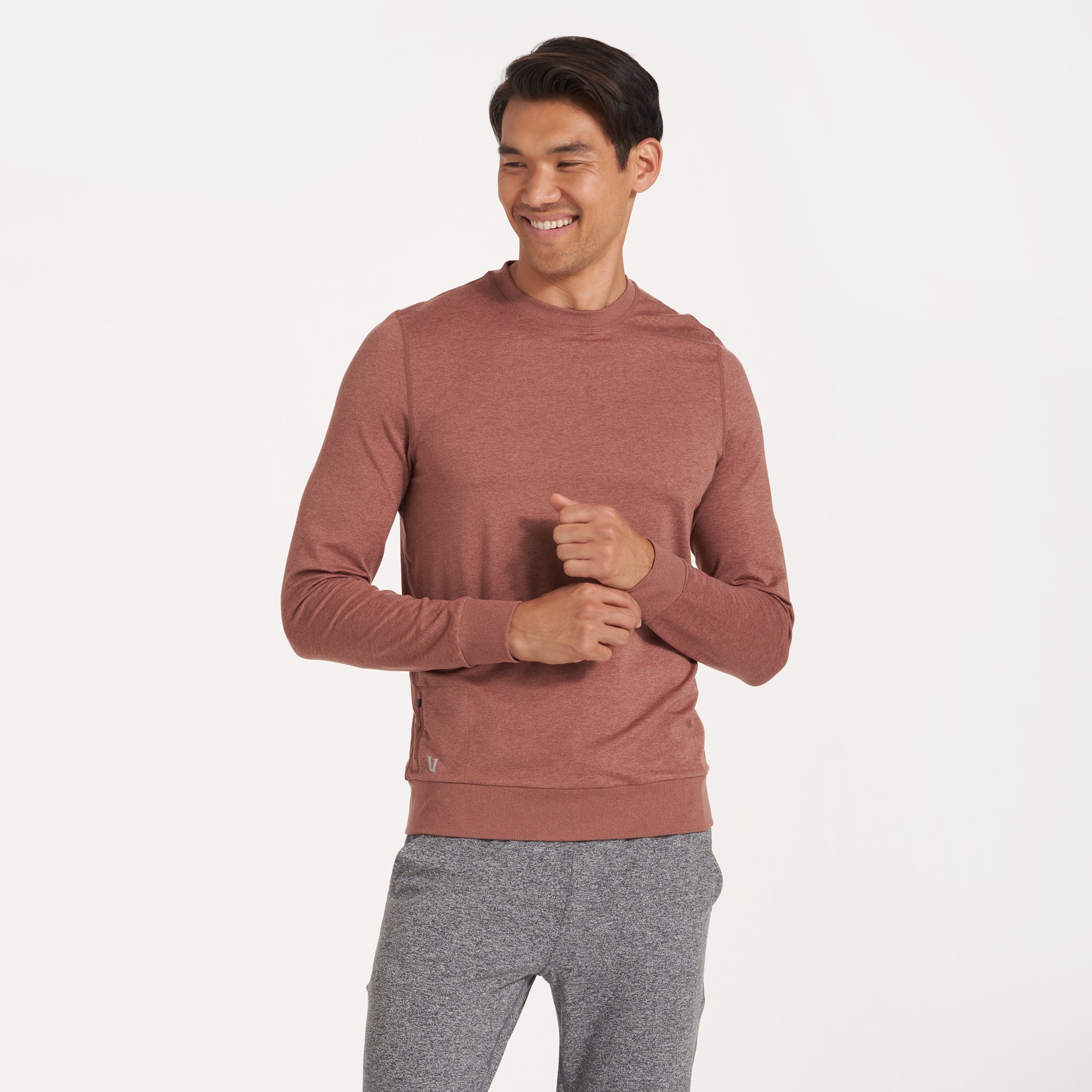 Ponto Performance Crew | Terracotta Heather