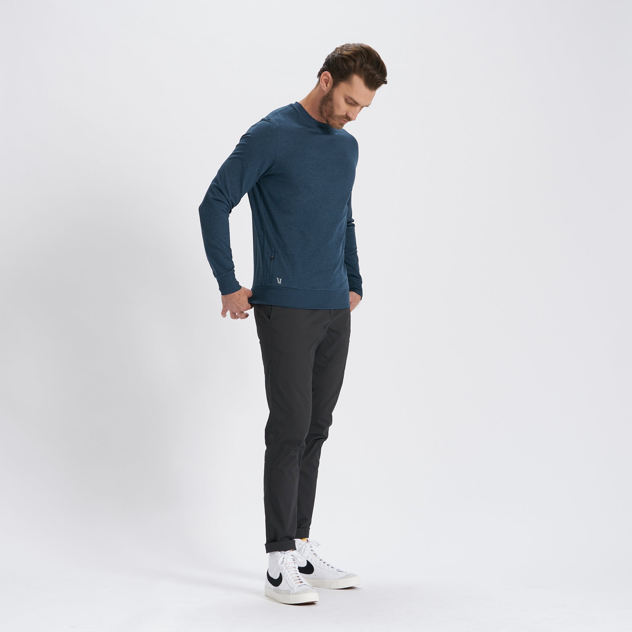 Ponto Performance Crew | Indigo Heather