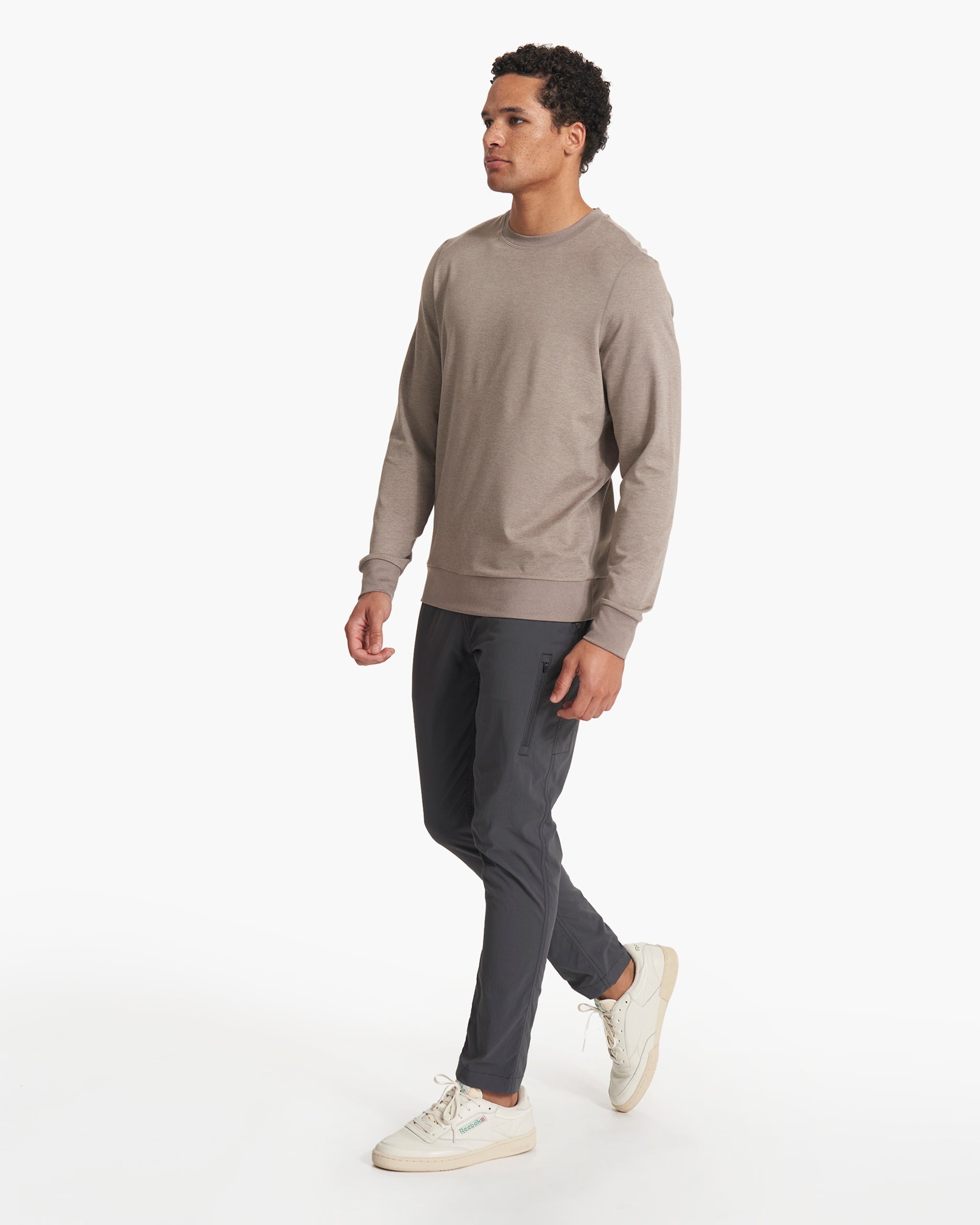 Ponto Performance Crew | Walnut Heather