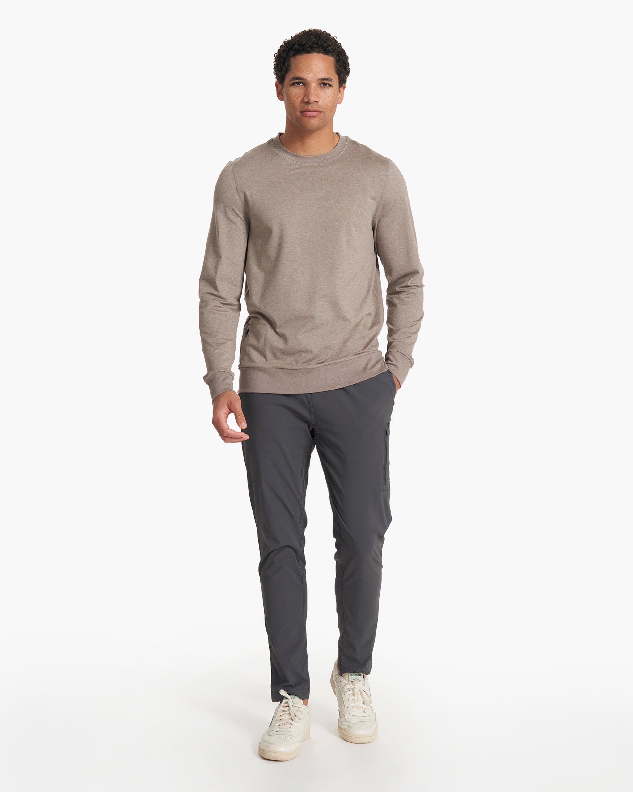 Ponto Performance Crew | Walnut Heather