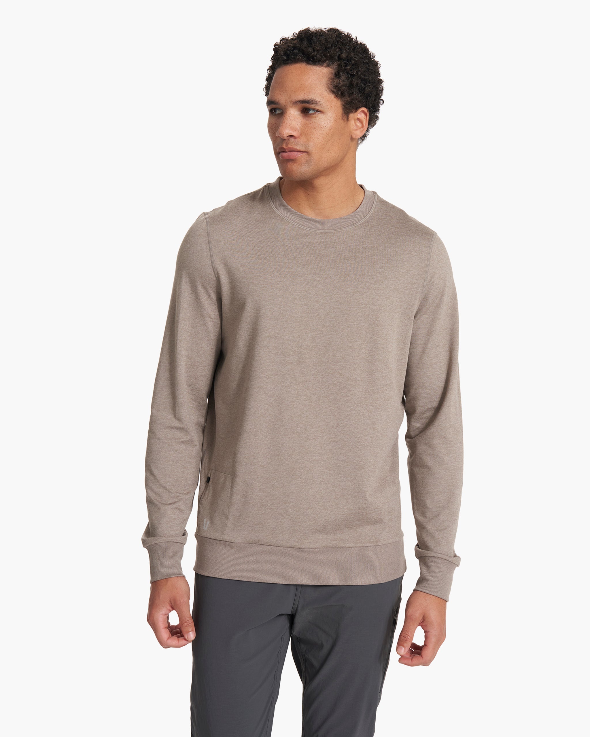 Ponto Performance Crew | Walnut Heather