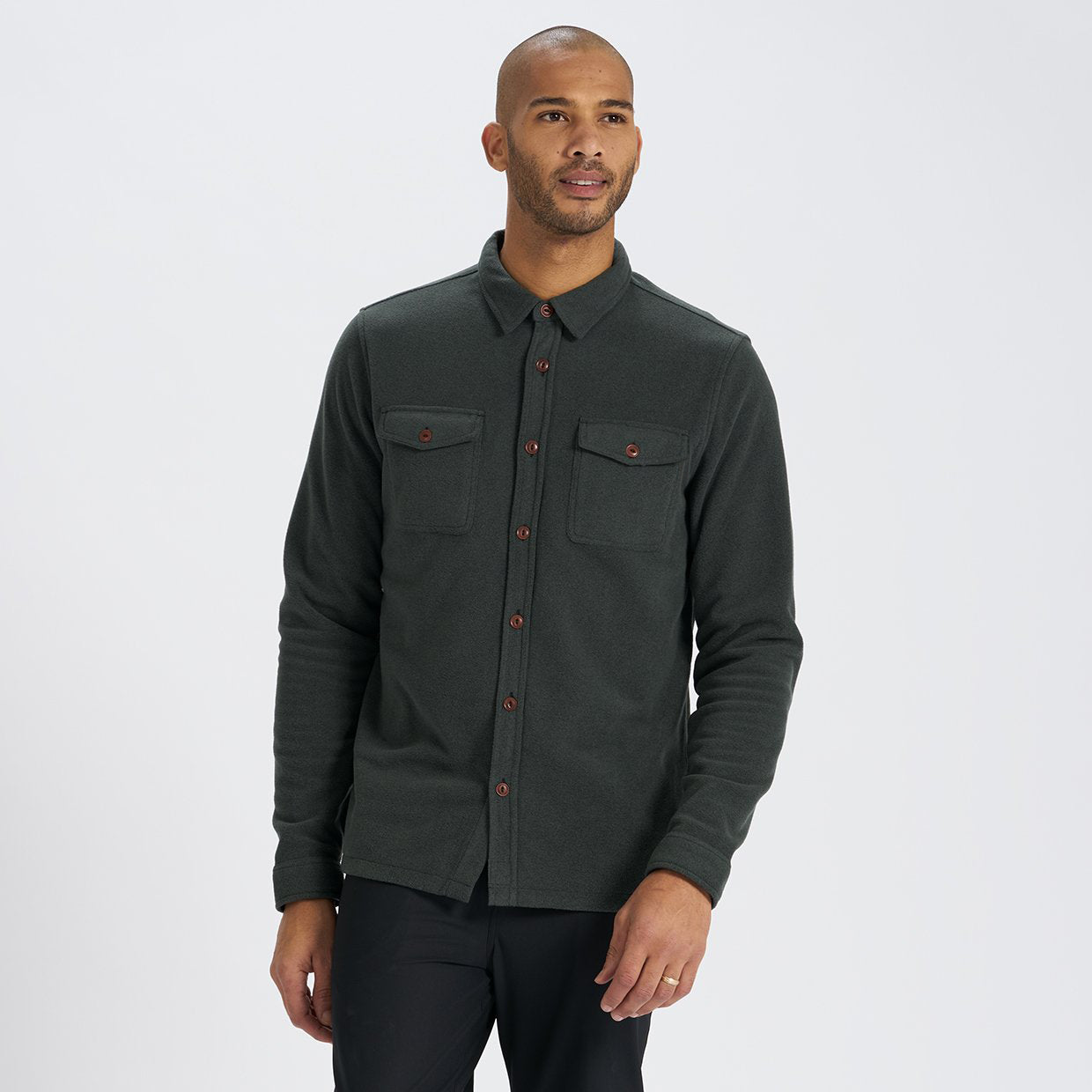 Aspen Shirt Jacket | Blackened Green