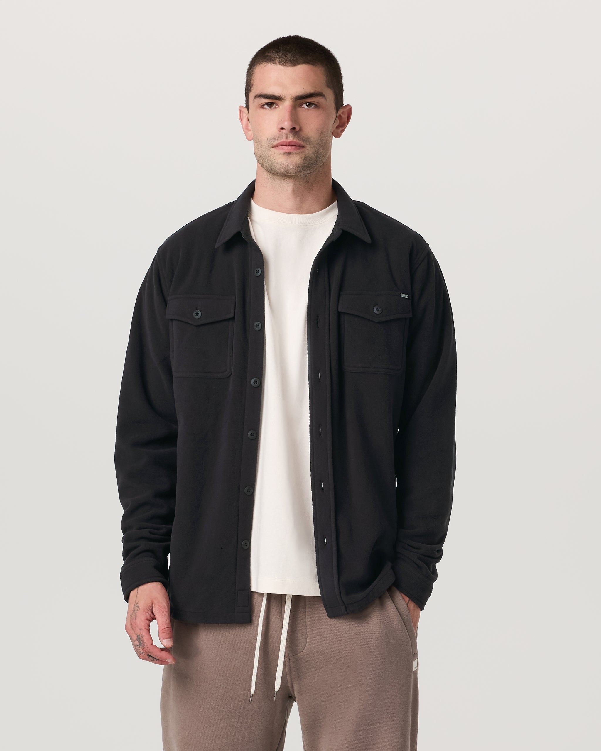 Aspen Shirt Jacket | Black
