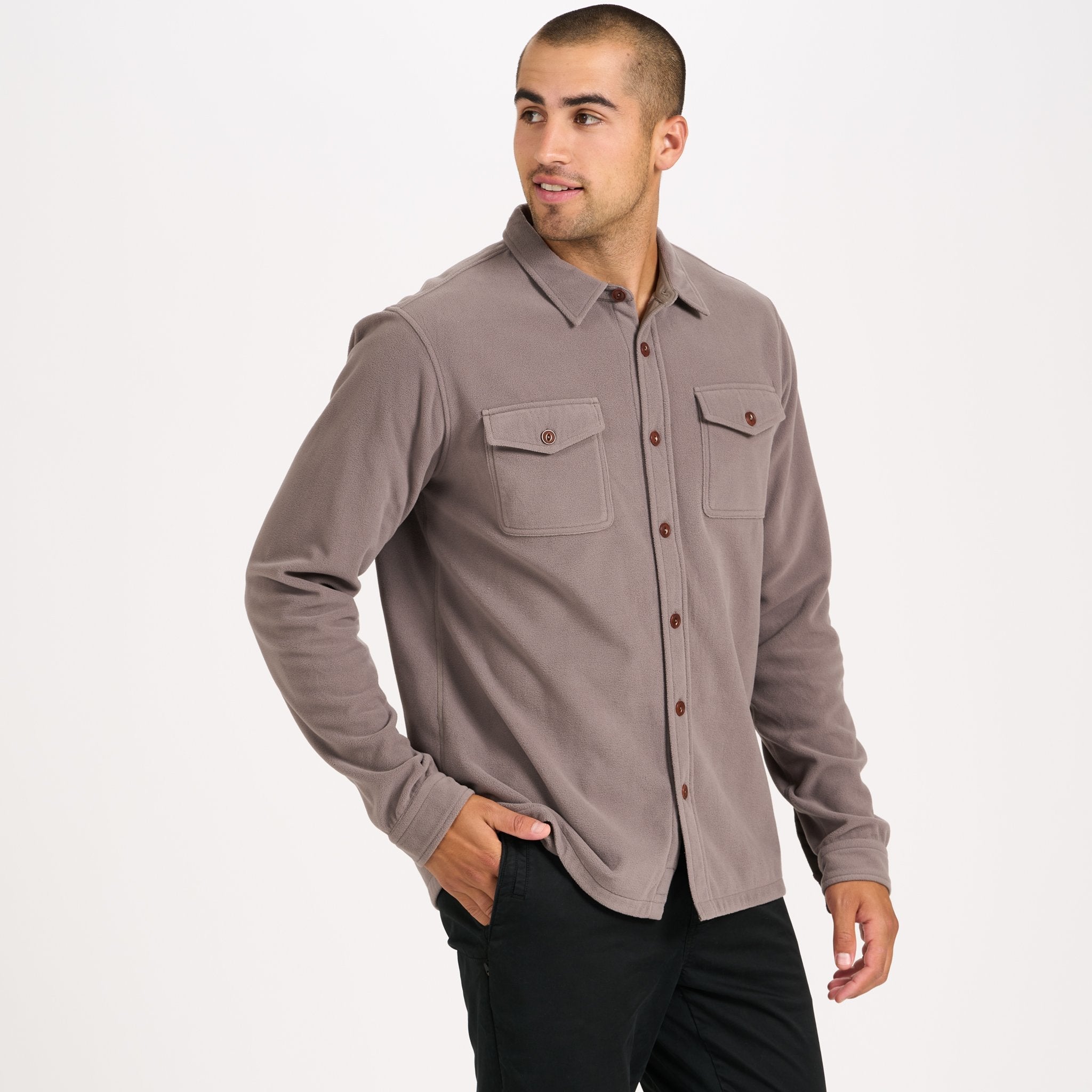 Aspen Shirt Jacket | Cocoa