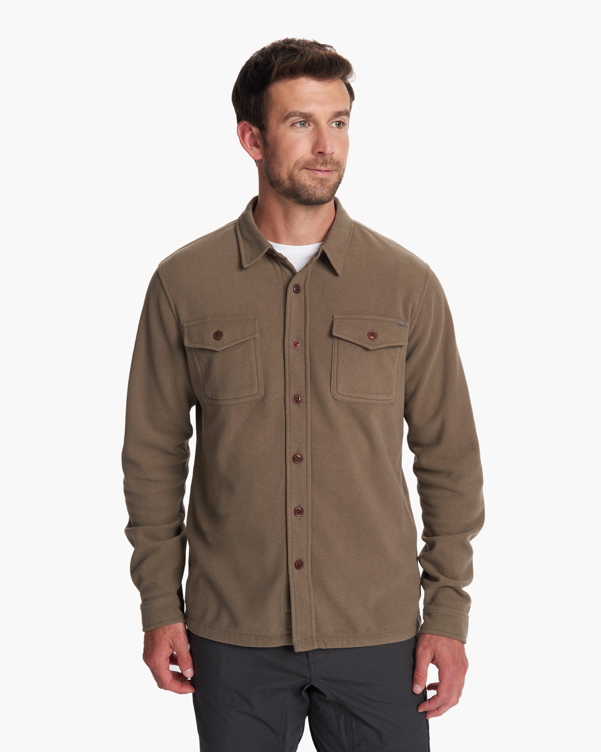 Aspen Shirt Jacket | Greige Heather