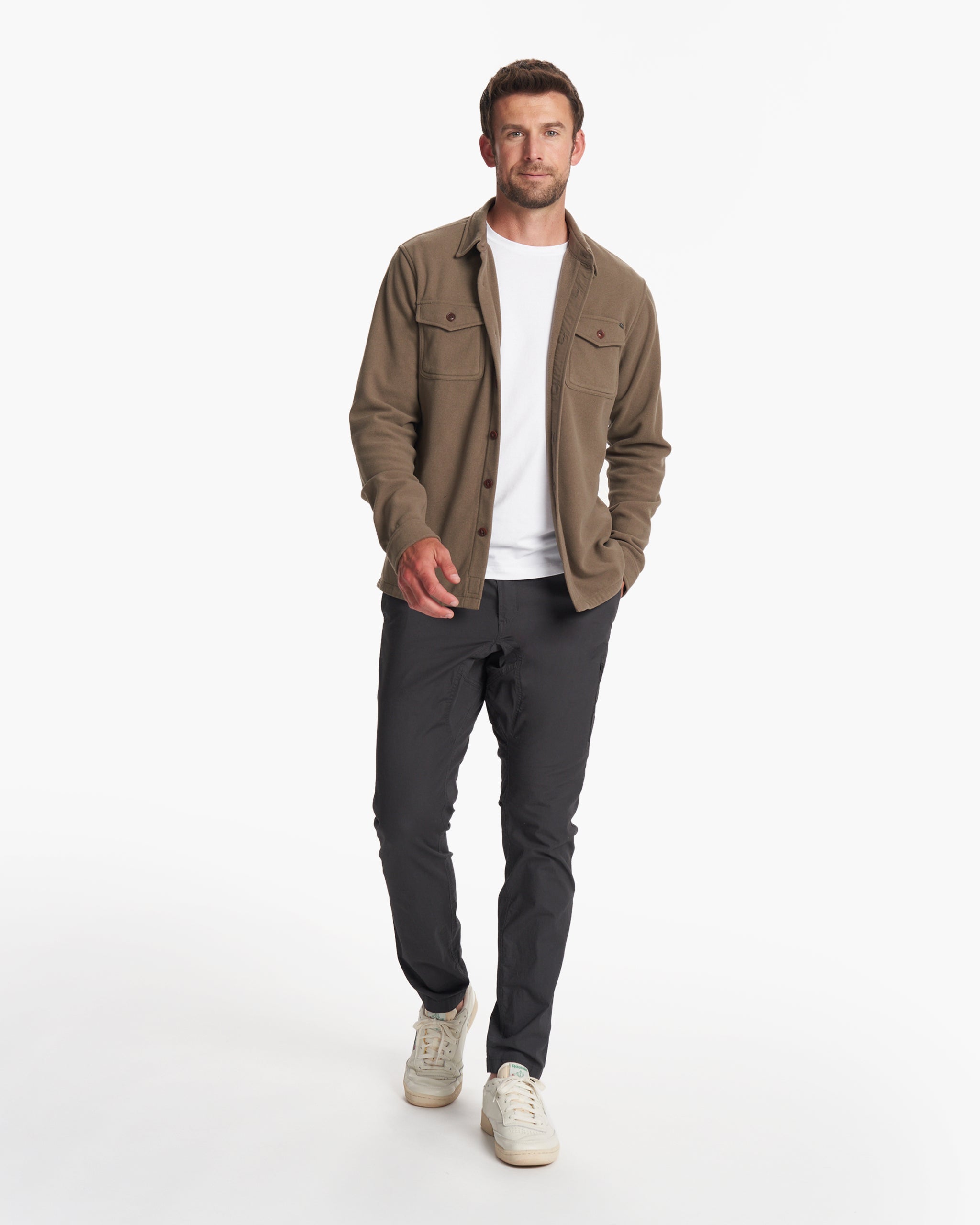 Aspen Shirt Jacket | Greige Heather