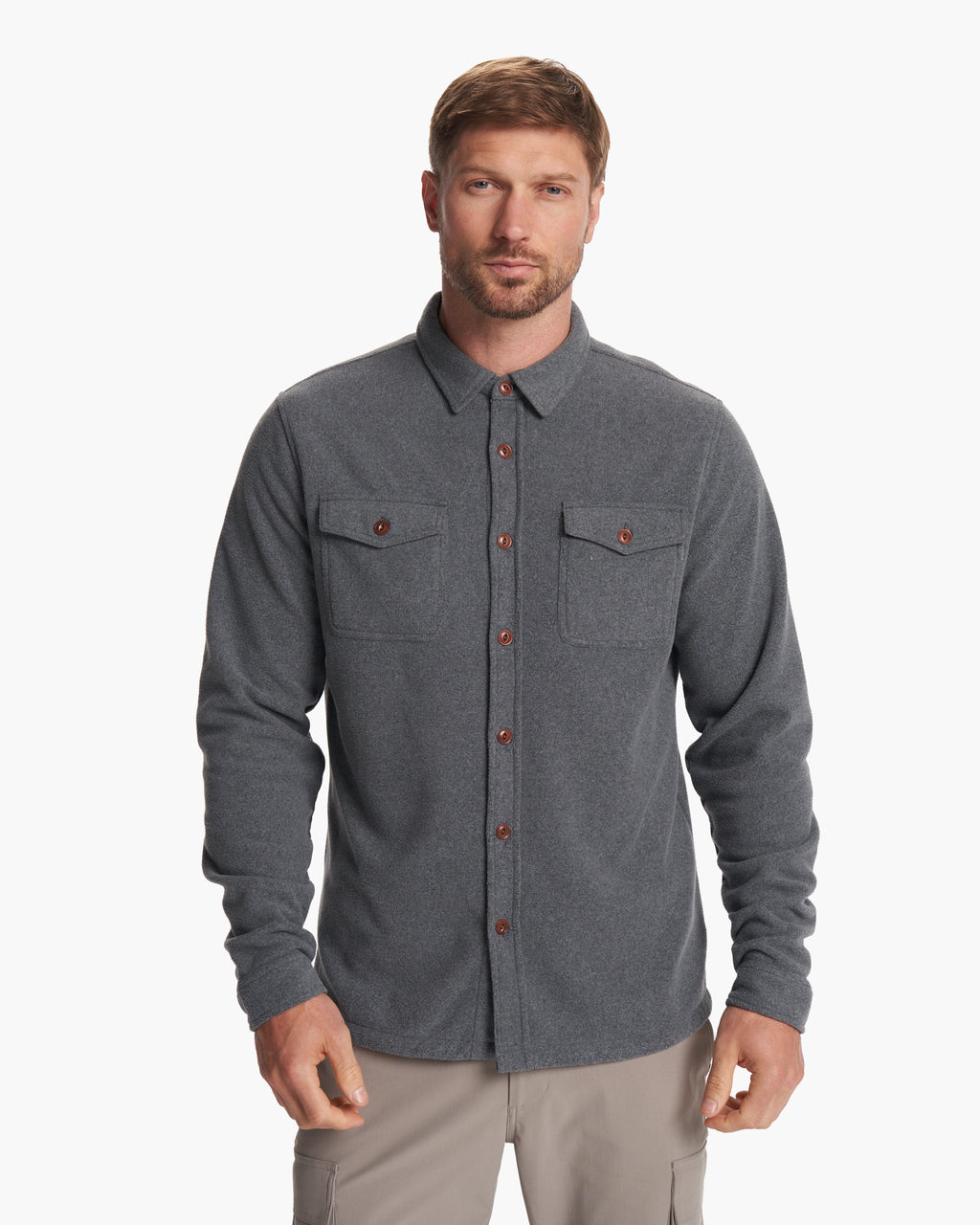 Aspen Shirt Jacket | Heather Grey