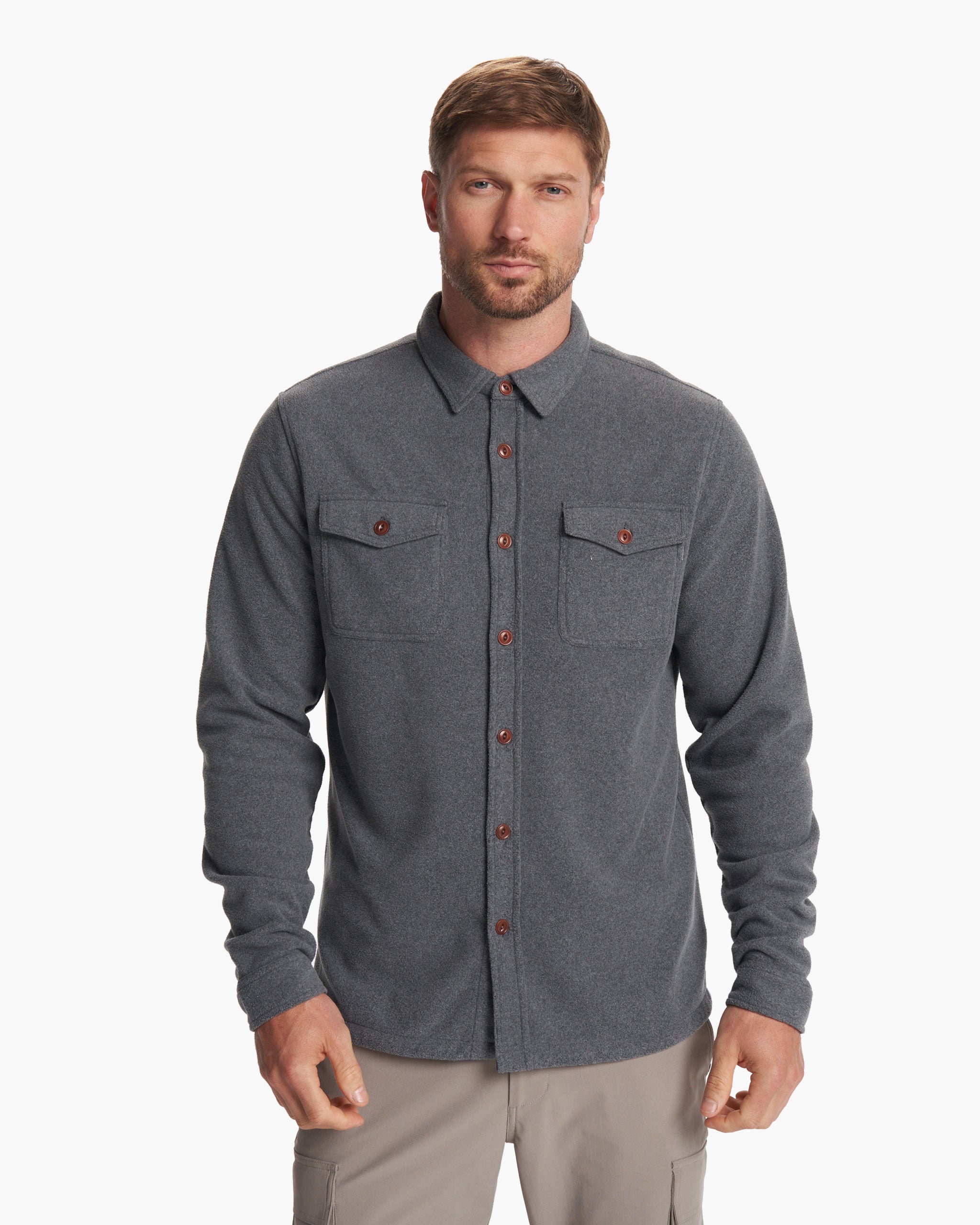 Aspen Shirt Jacket | Heather Grey