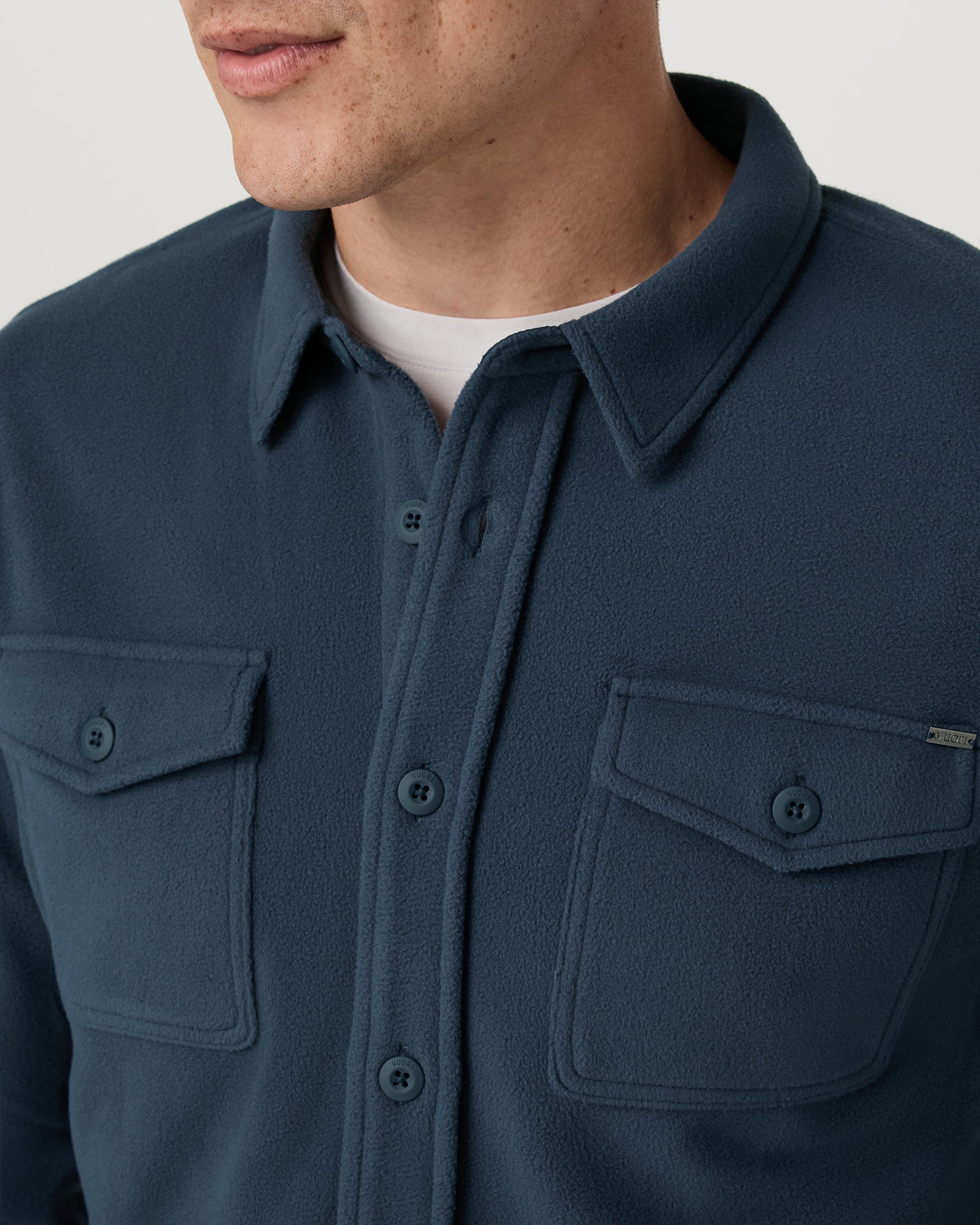 Aspen Shirt Jacket | Ocean Blue