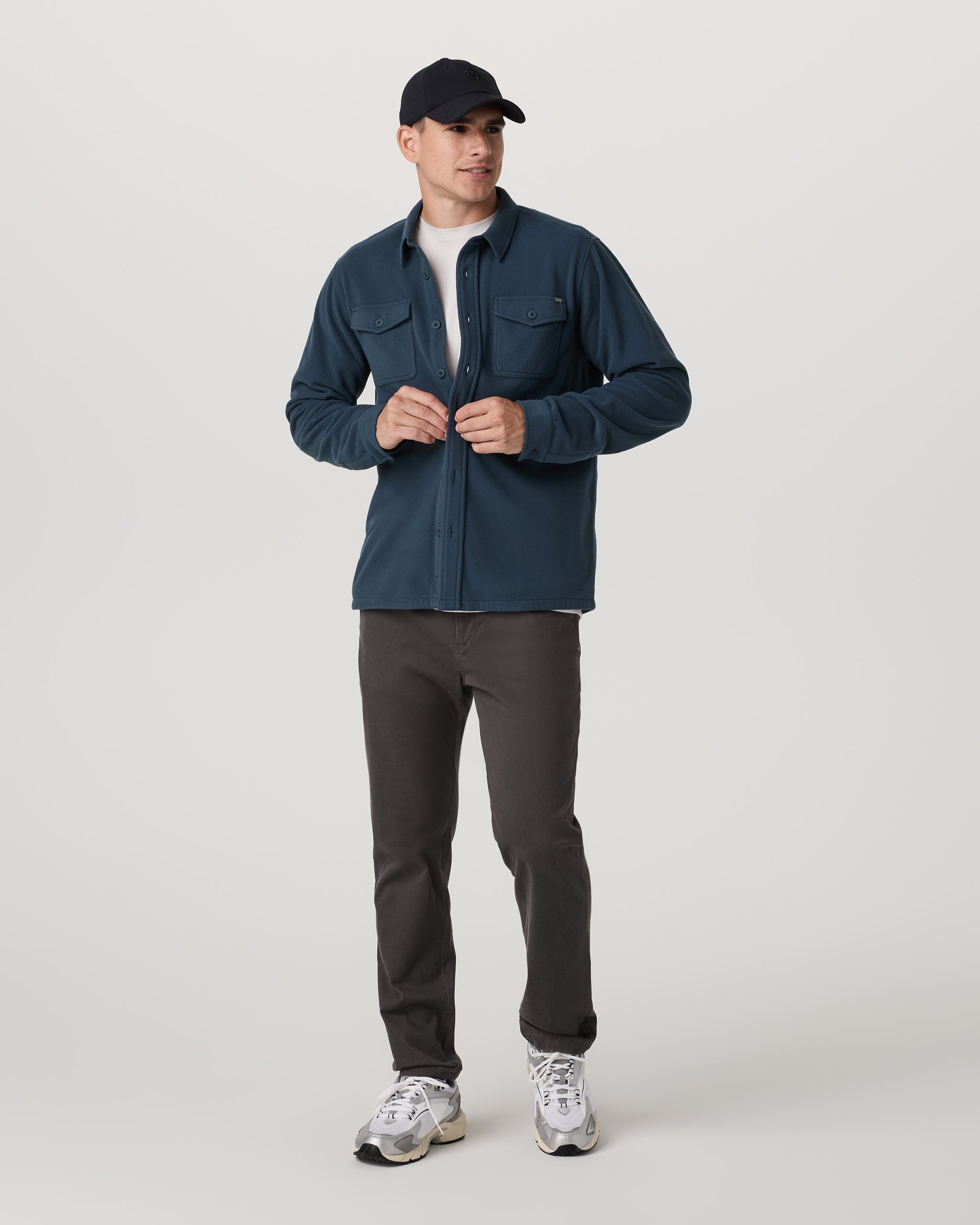 Aspen Shirt Jacket | Ocean Blue
